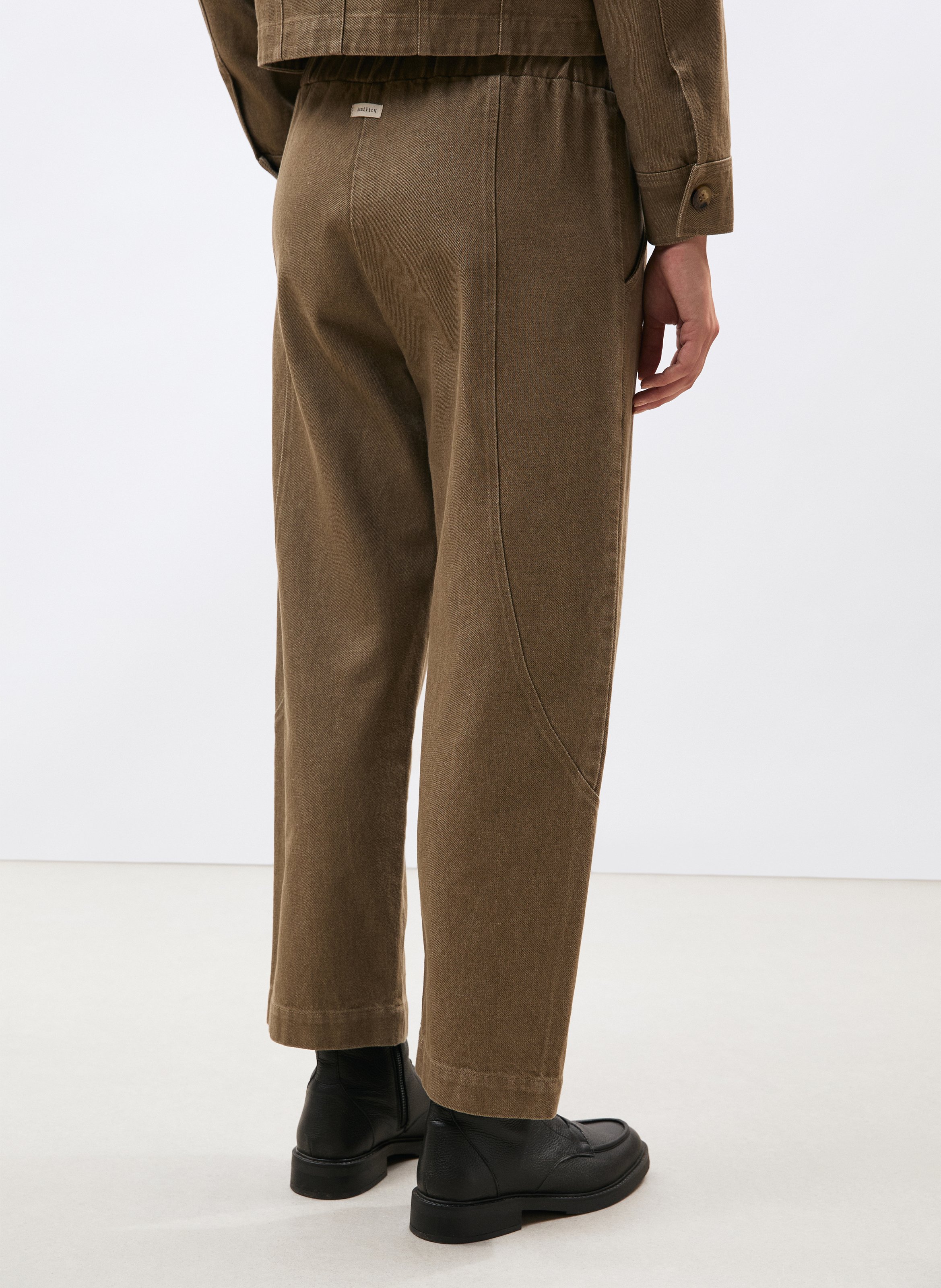 7/8 Denim katoenen broek HUMILITY Rood