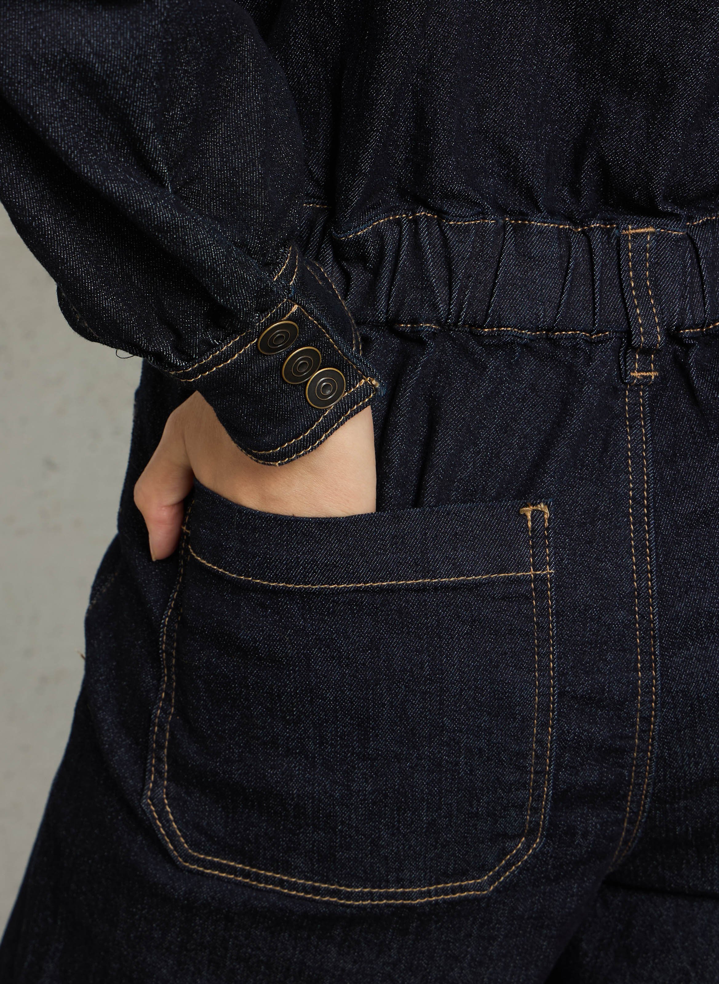 Kombination aus gemischter Baumwolle Denim MAISON 123 Blau