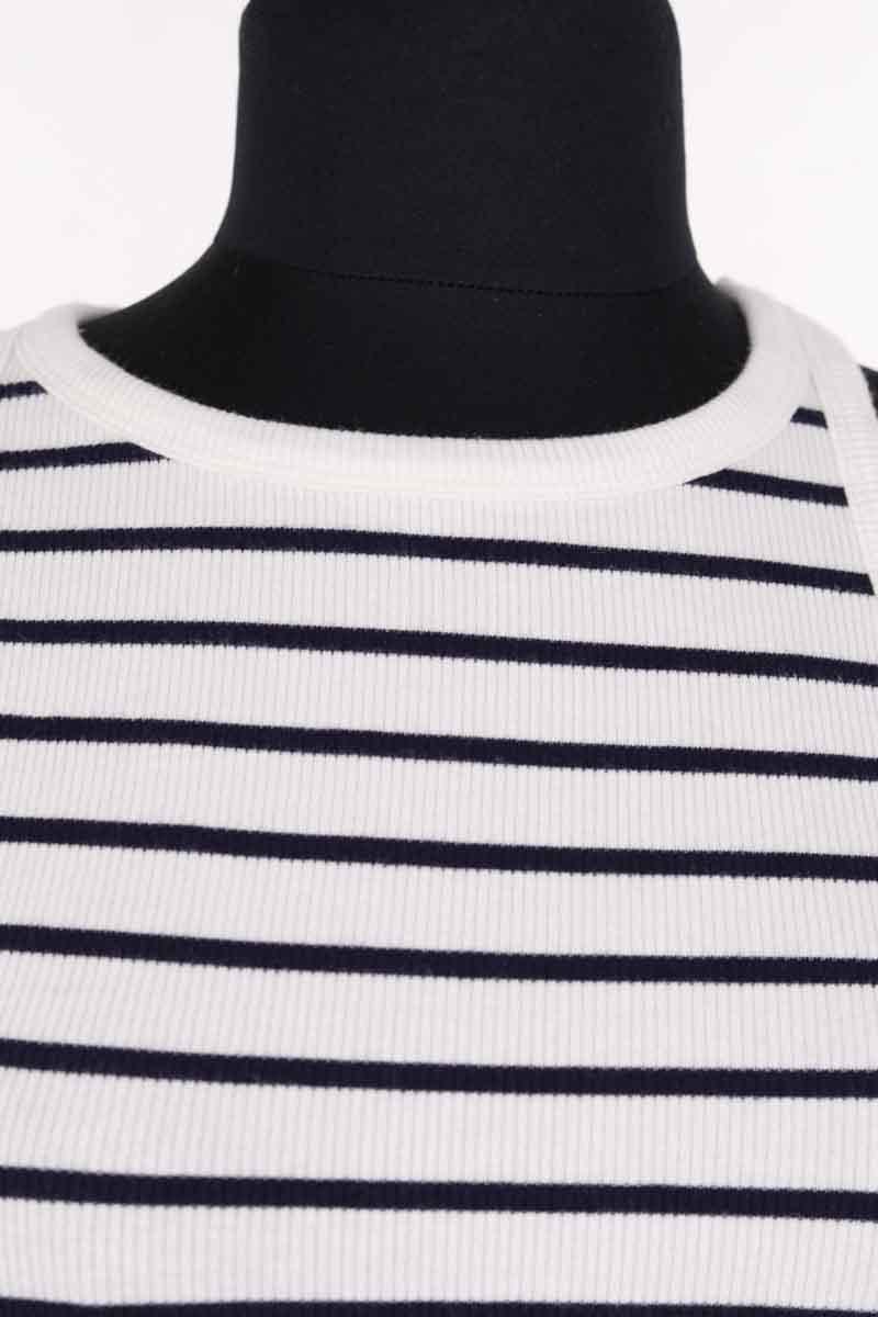 Top sans manche SEZANE - Seconde main Blanc