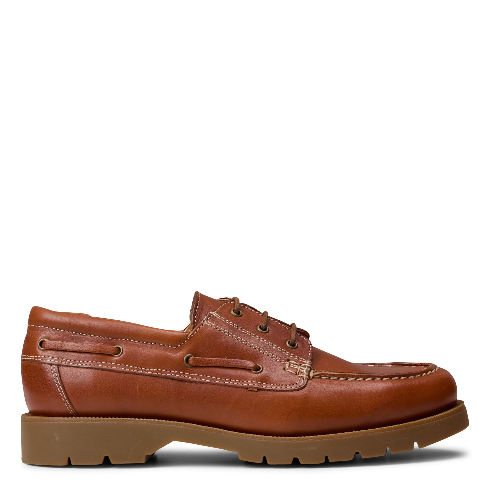 Leather Derby shoes KLEMAN Brown