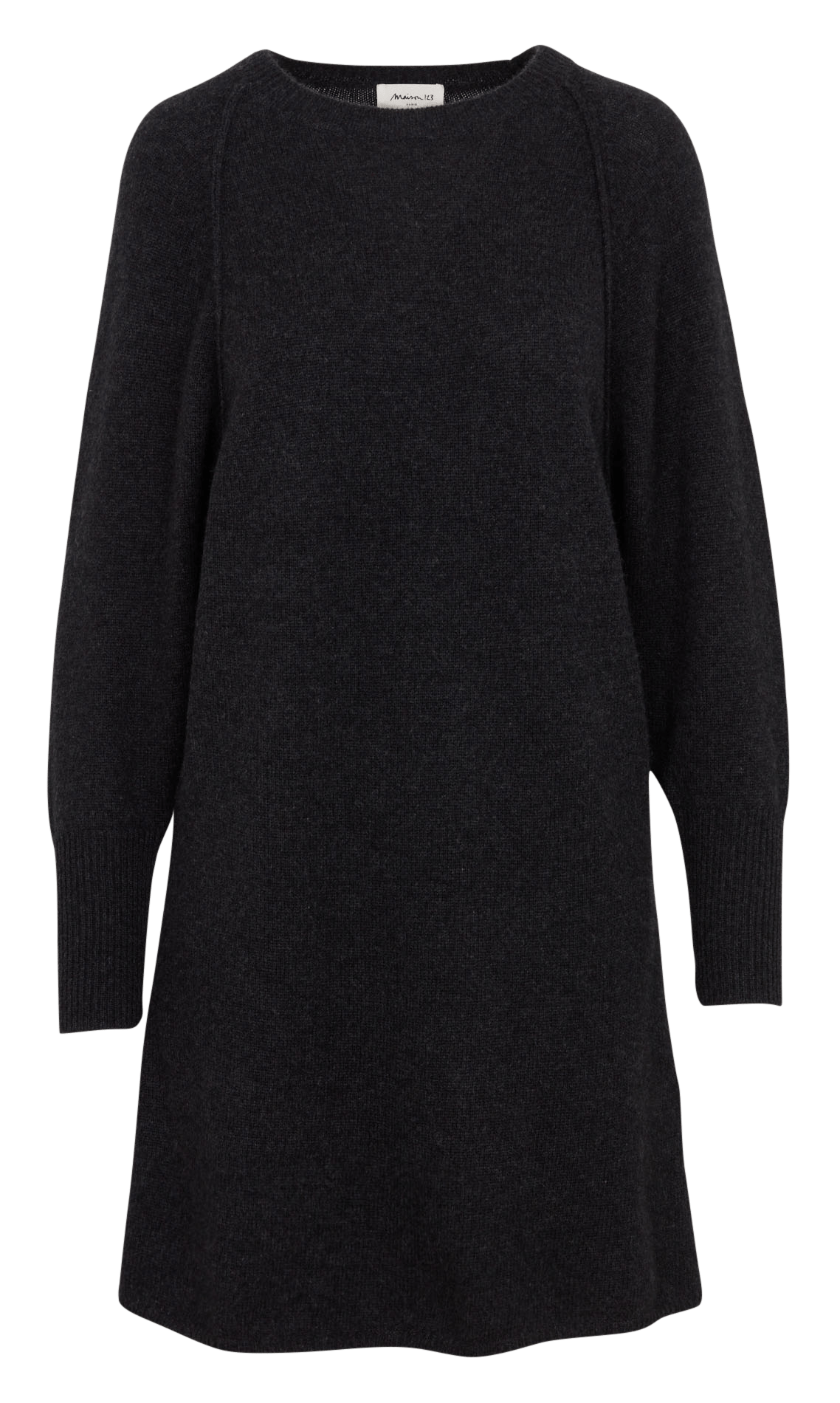 Gerades Kaschmir-Pulloverkleid MAISON 123 Grau