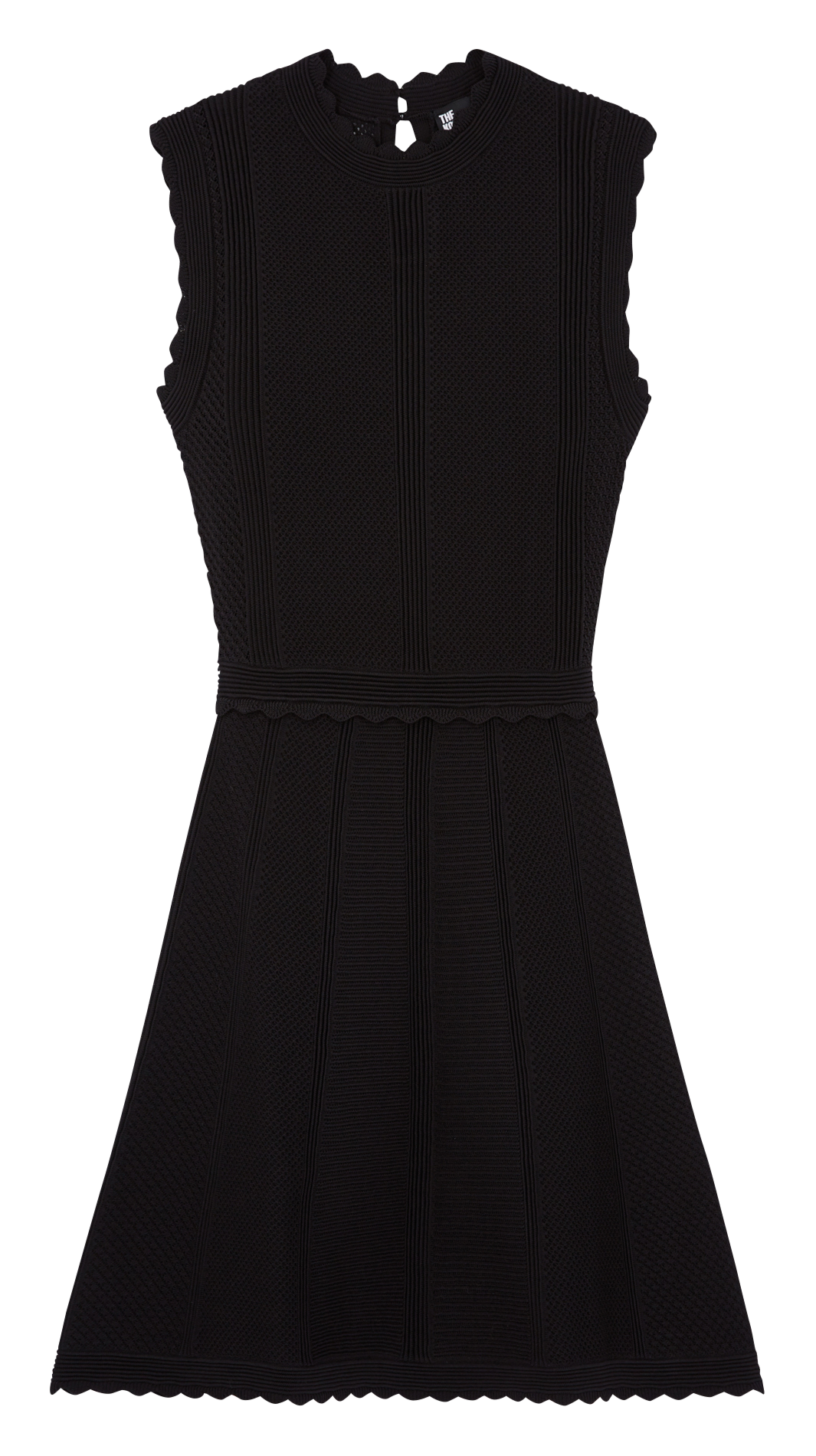 Robe courte en maille  THE KOOPLES Noir