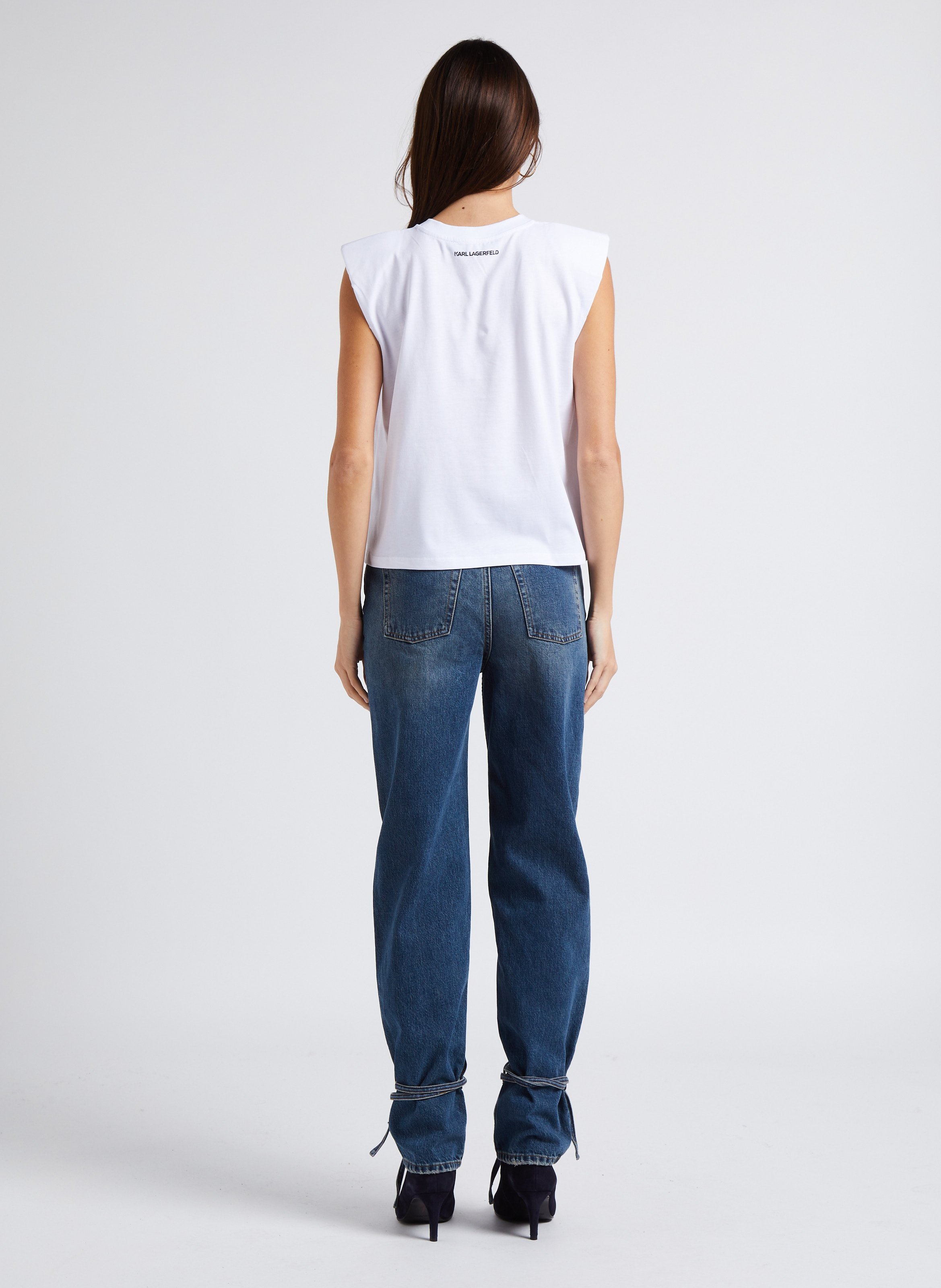 Straight-leg cotton jeans IRO Blue