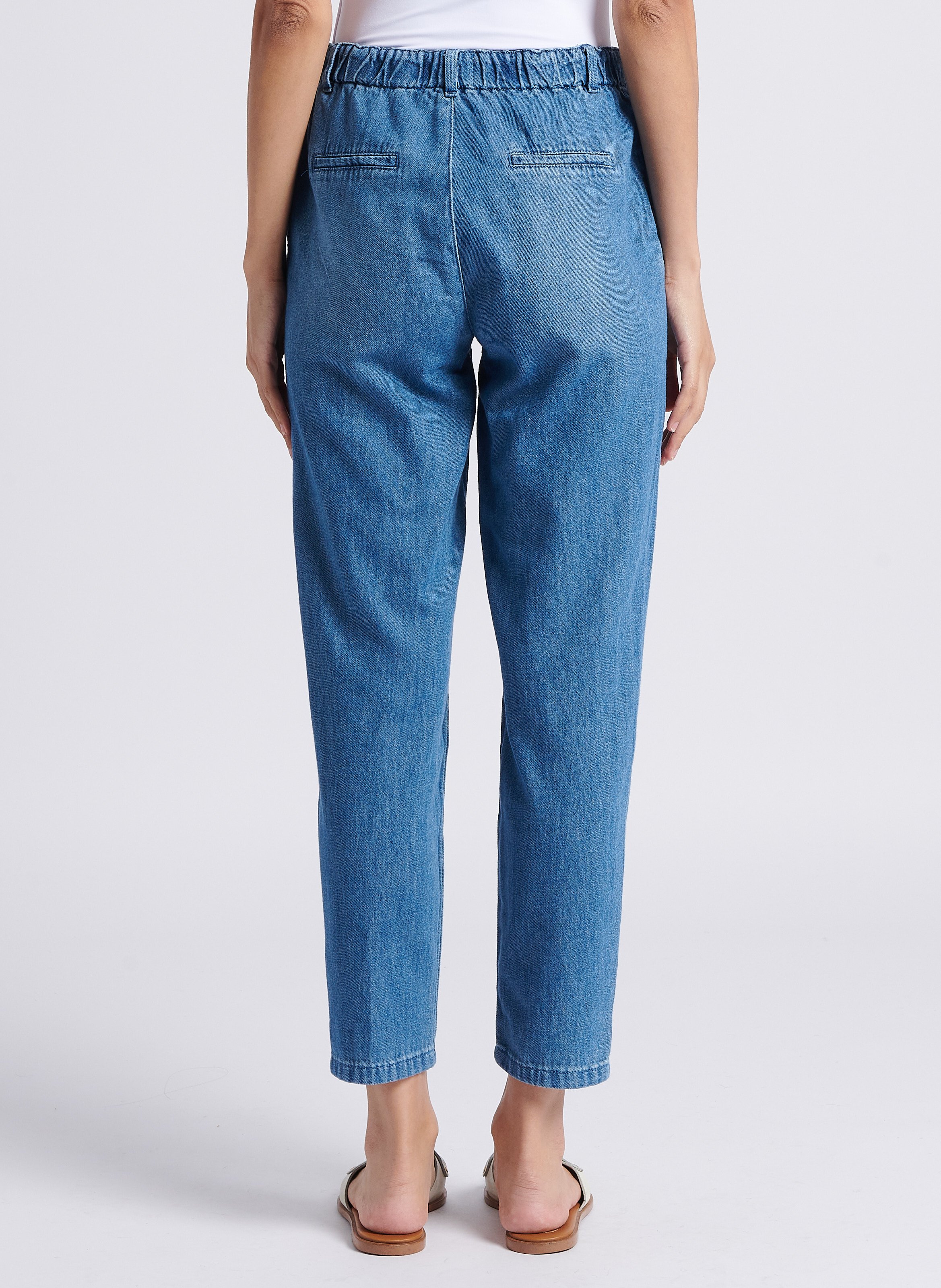 Straight leg cotton jeans MAISON 123 Blue