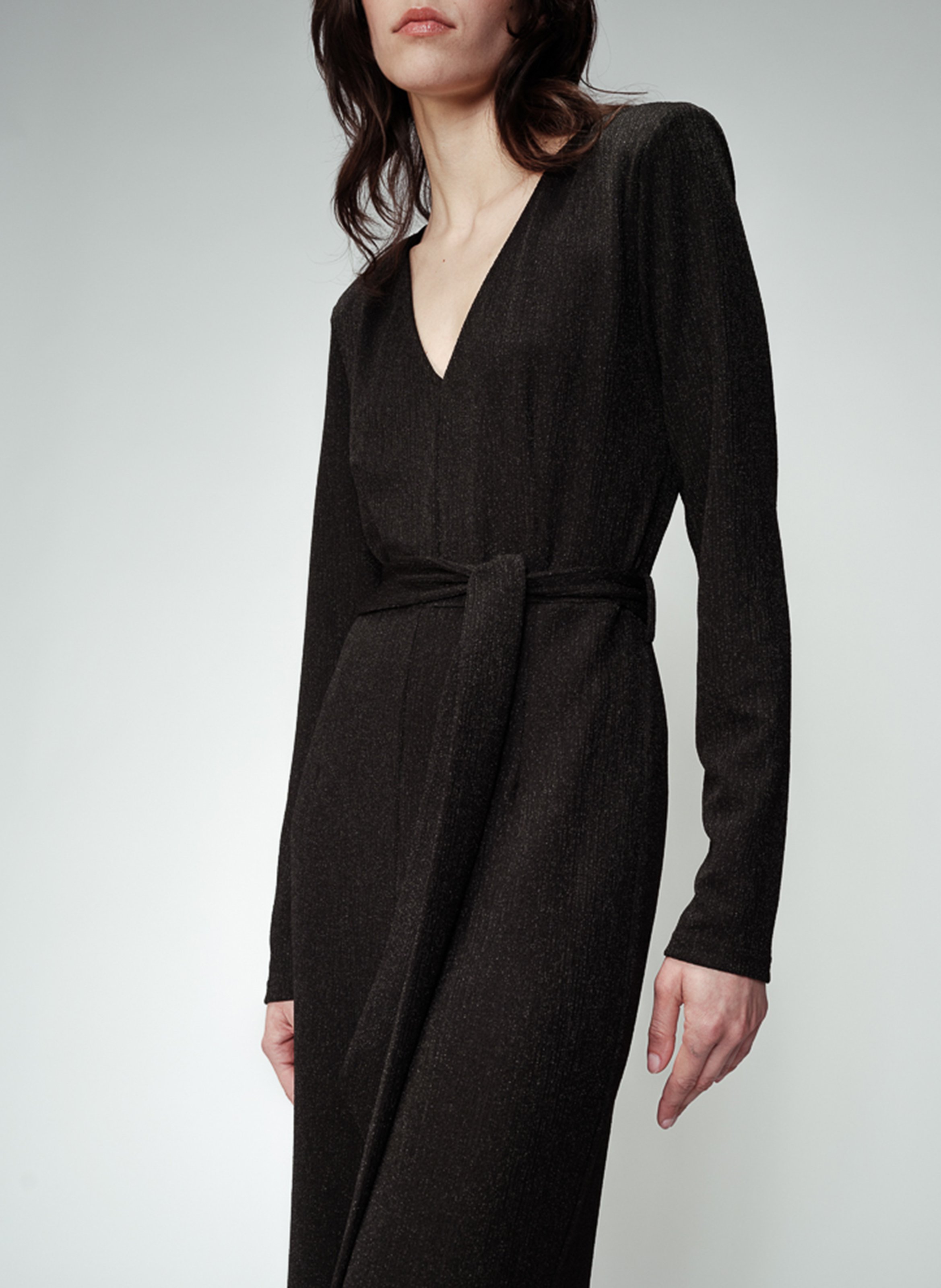 Combinaison longue ceinturée GRACE ET MILA Noir