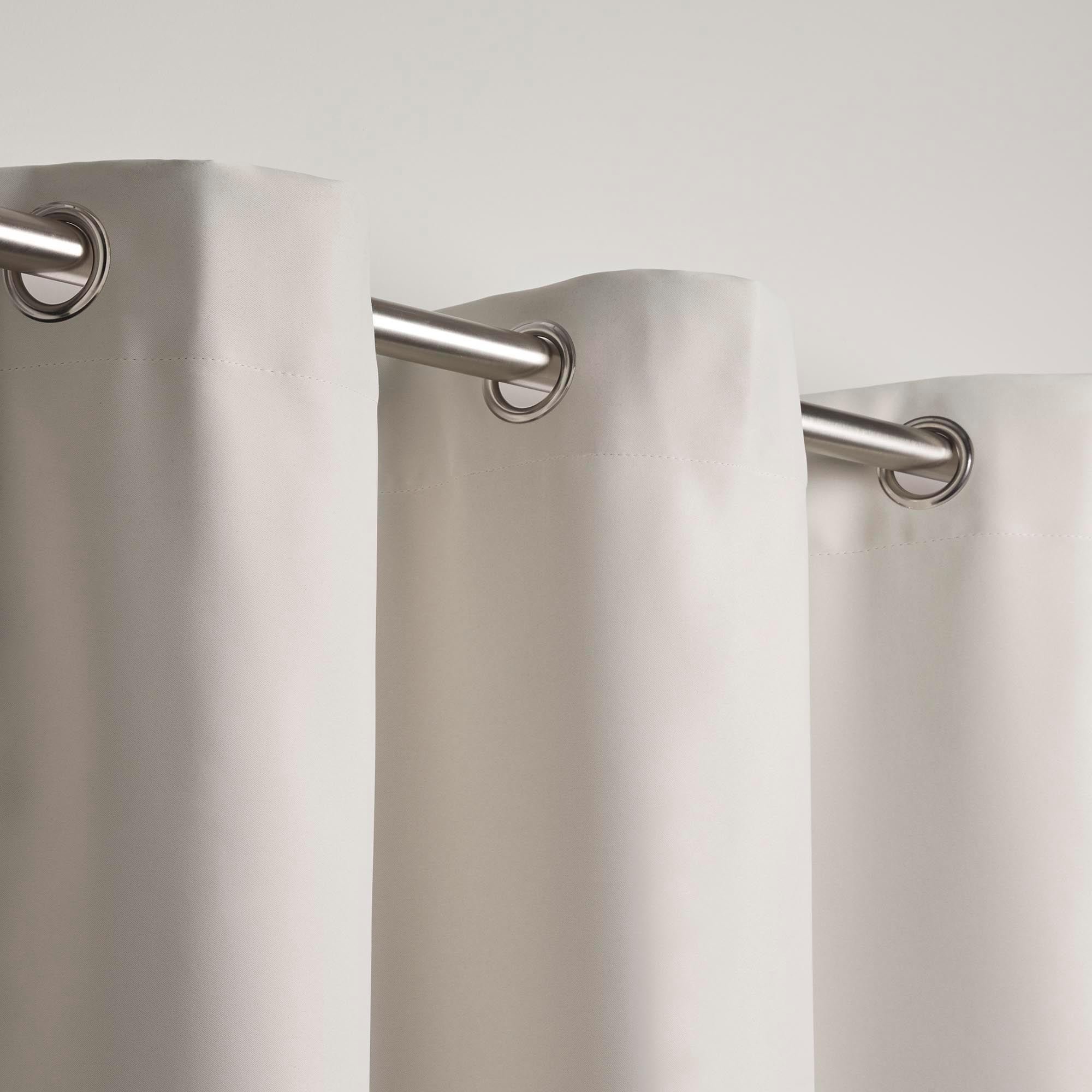 NIGHT - Blackout curtain with eyelets MADURA White