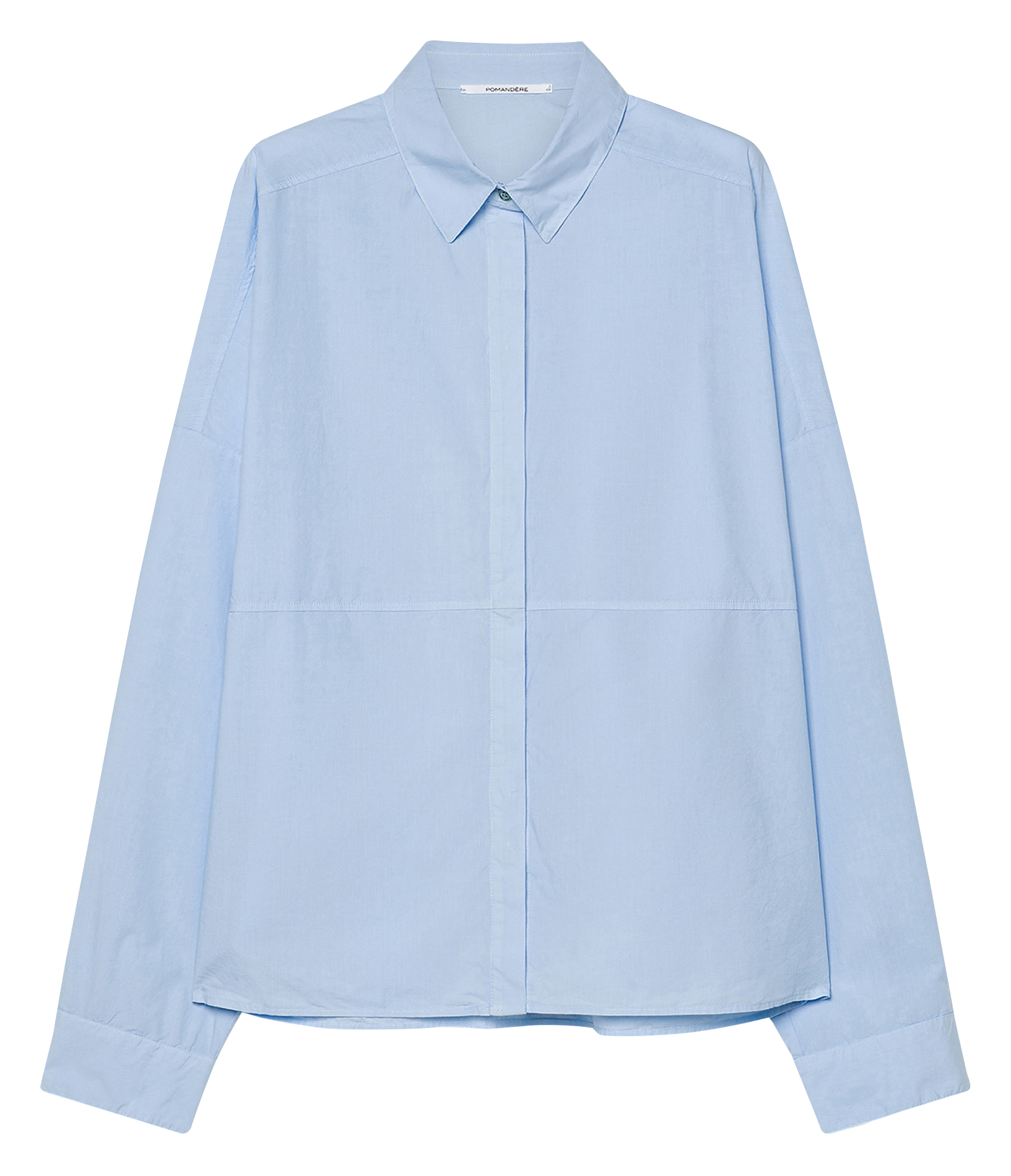 Chemise oversize en coton  POMANDERE Bleu