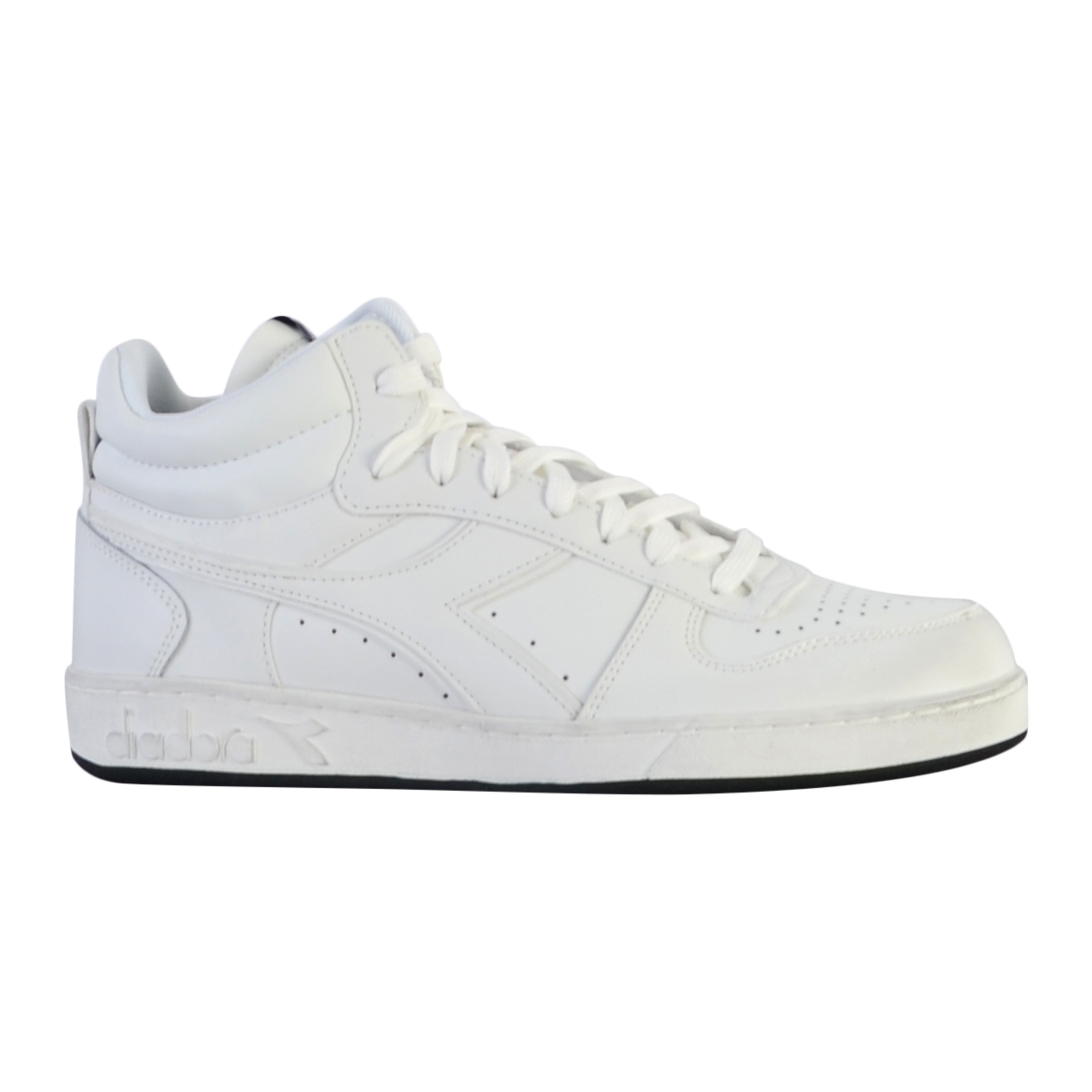 High-top leather sneakers magic demi icona DIADORA White