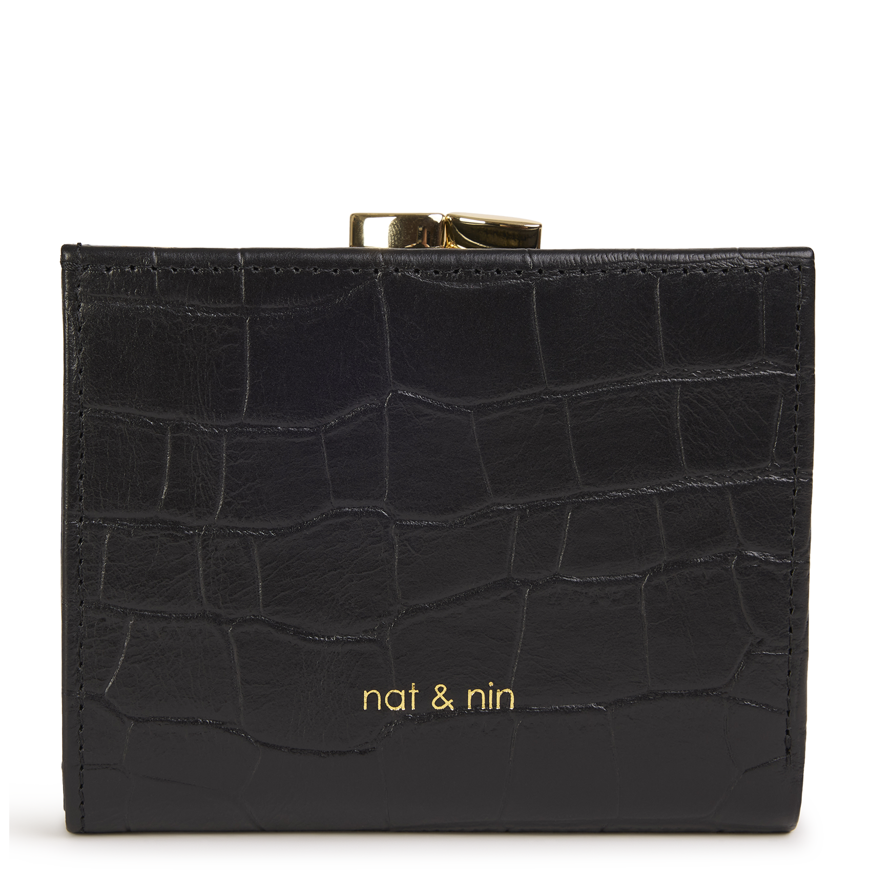 Porte monnaie en cuir NAT & NIN