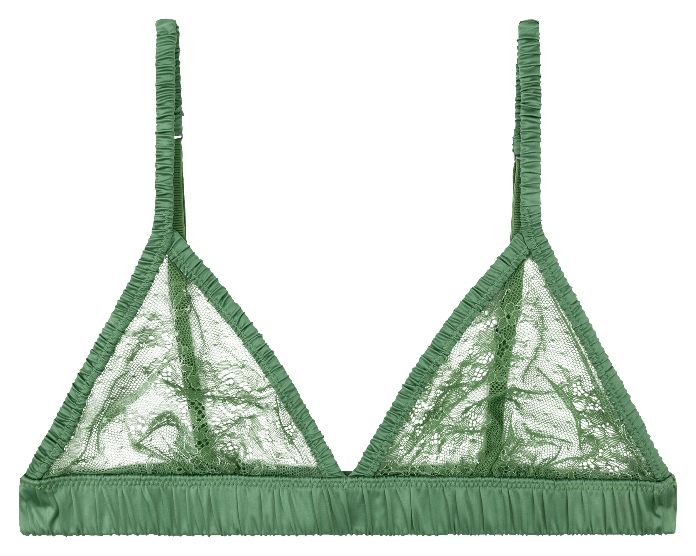 Soutien-gorge triangle en dentelle LOVE STORIES Vert
