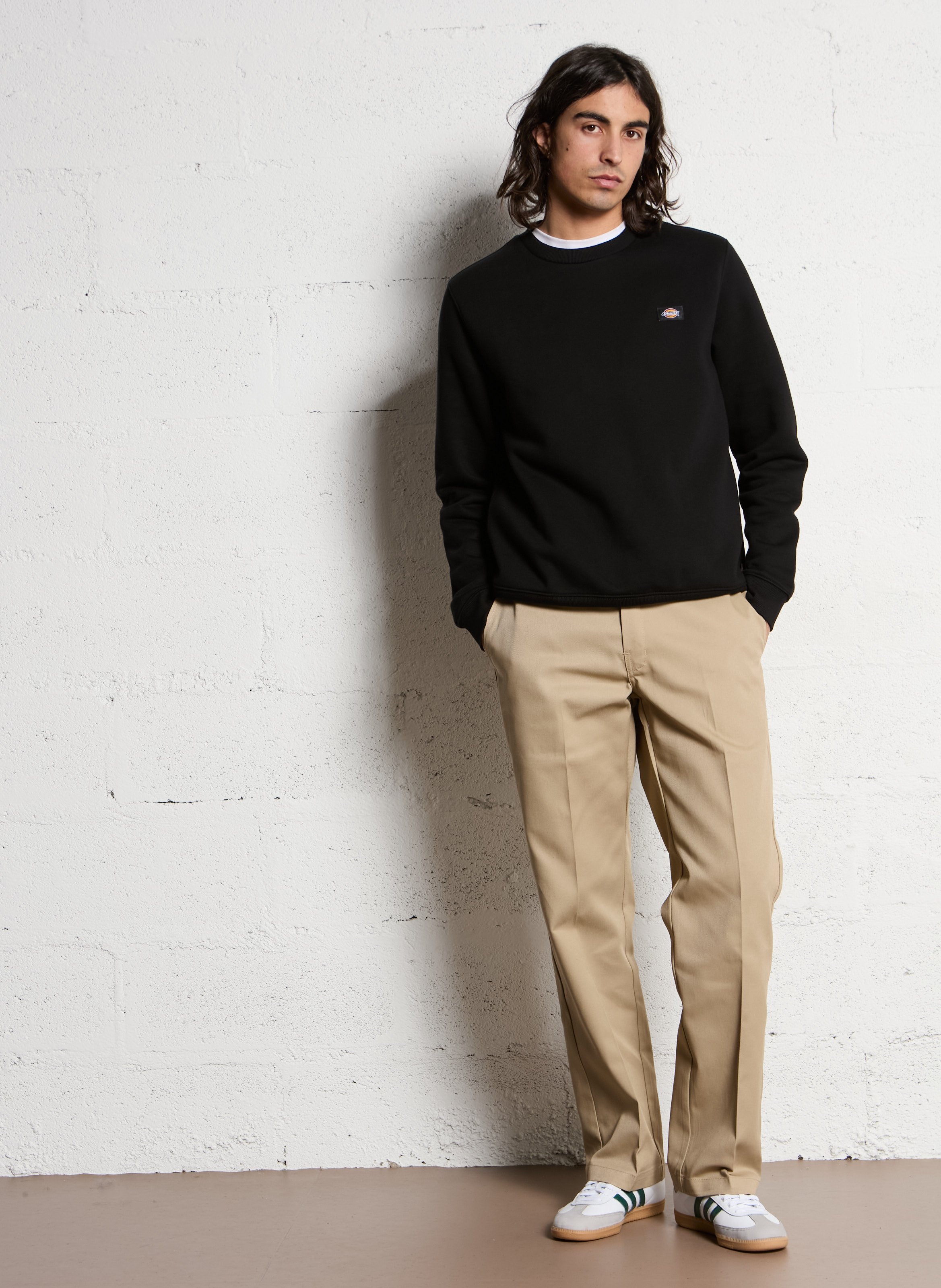 Bandplooibroek DICKIES Beige