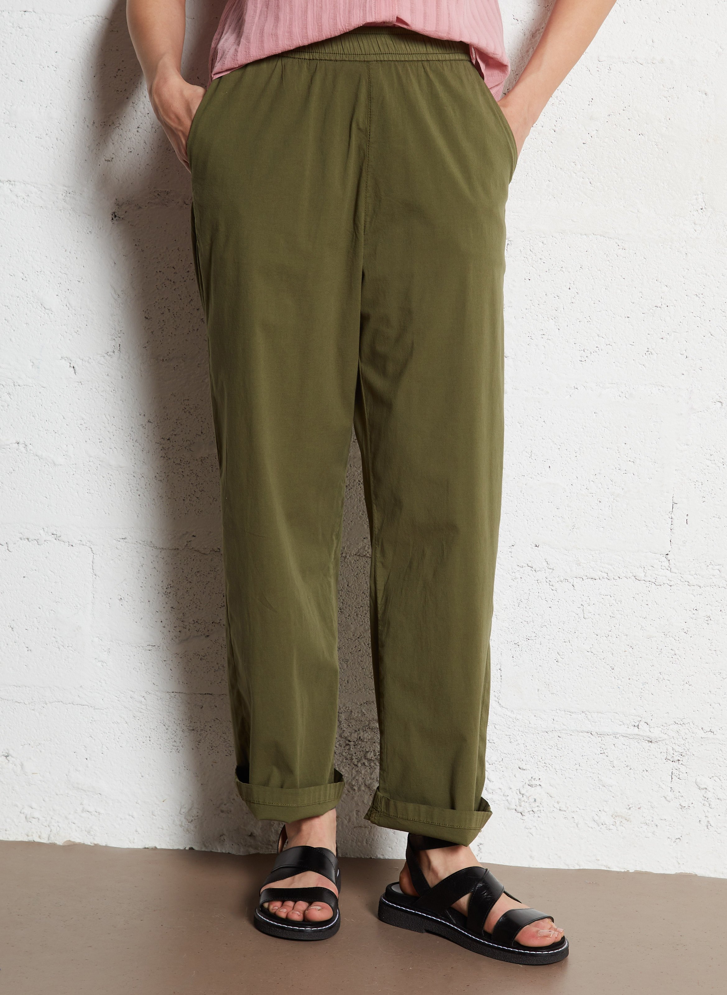 【BAON】Rebe Cotton Parachute Pants Cotton parachute pants with stoppers