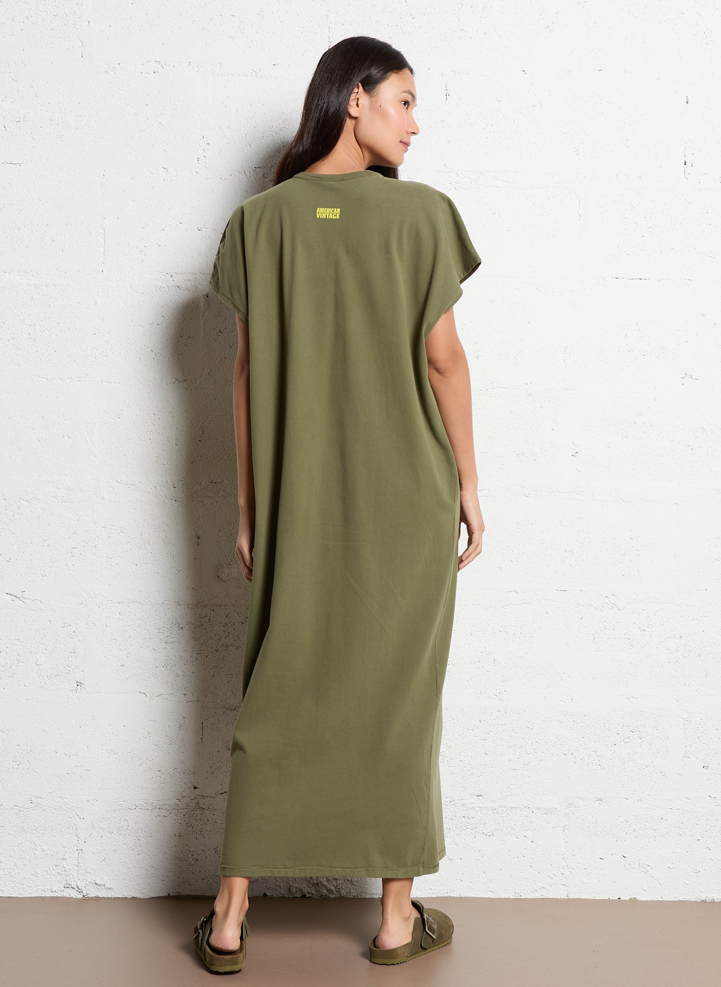 Sabot en cuir mélangé COLORS OF CALIFORNIA Kaki