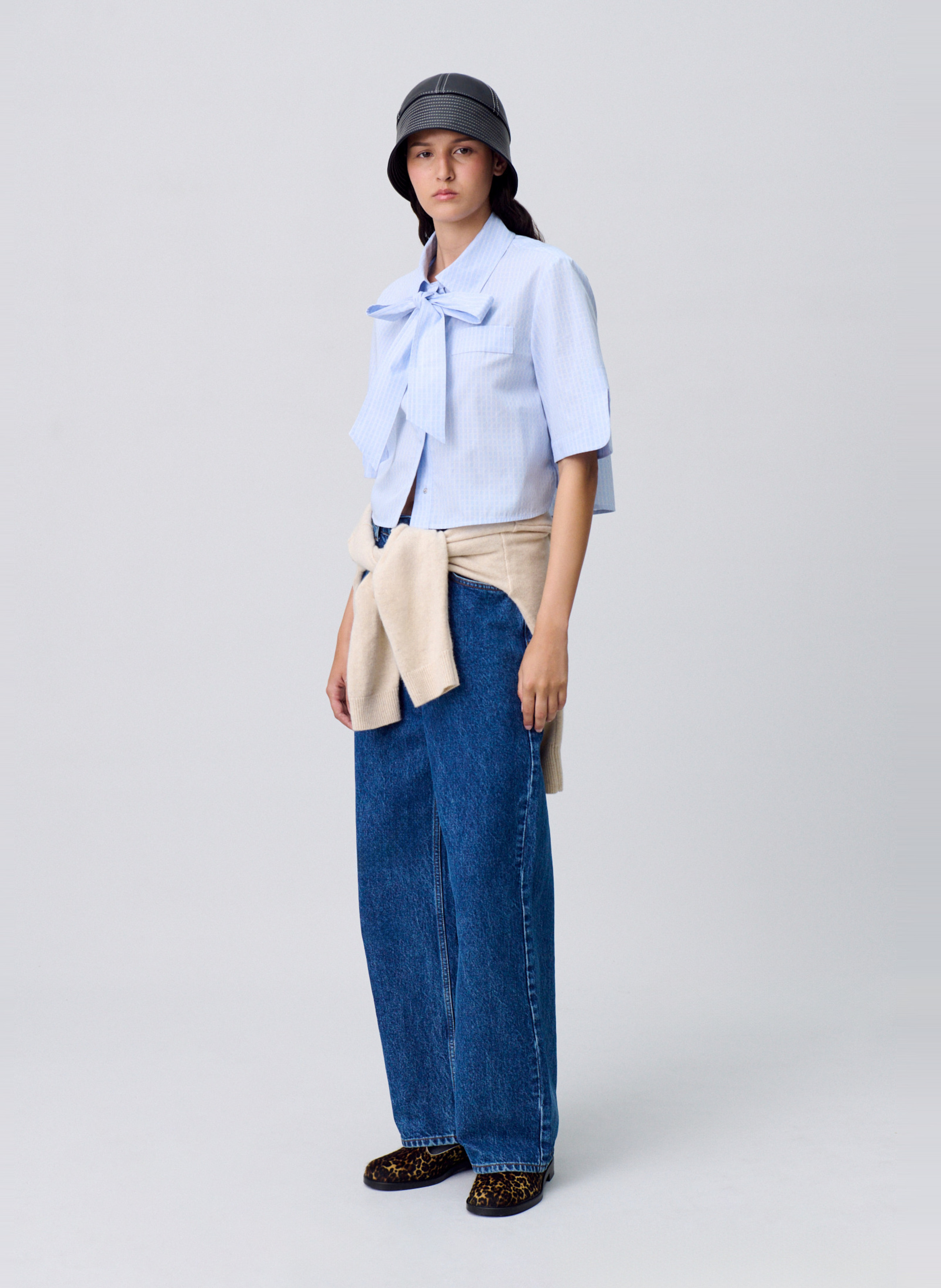 Short cotton checked shirt CLAUDIE PIERLOT Multicolored