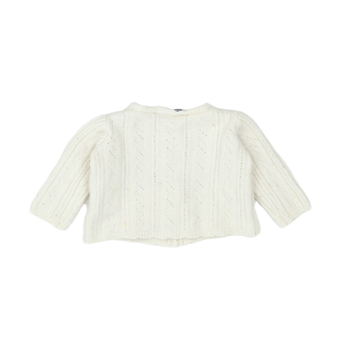 White baby cardigan - 6 months TARTINE ET CHOCOLAT - seconde-main White