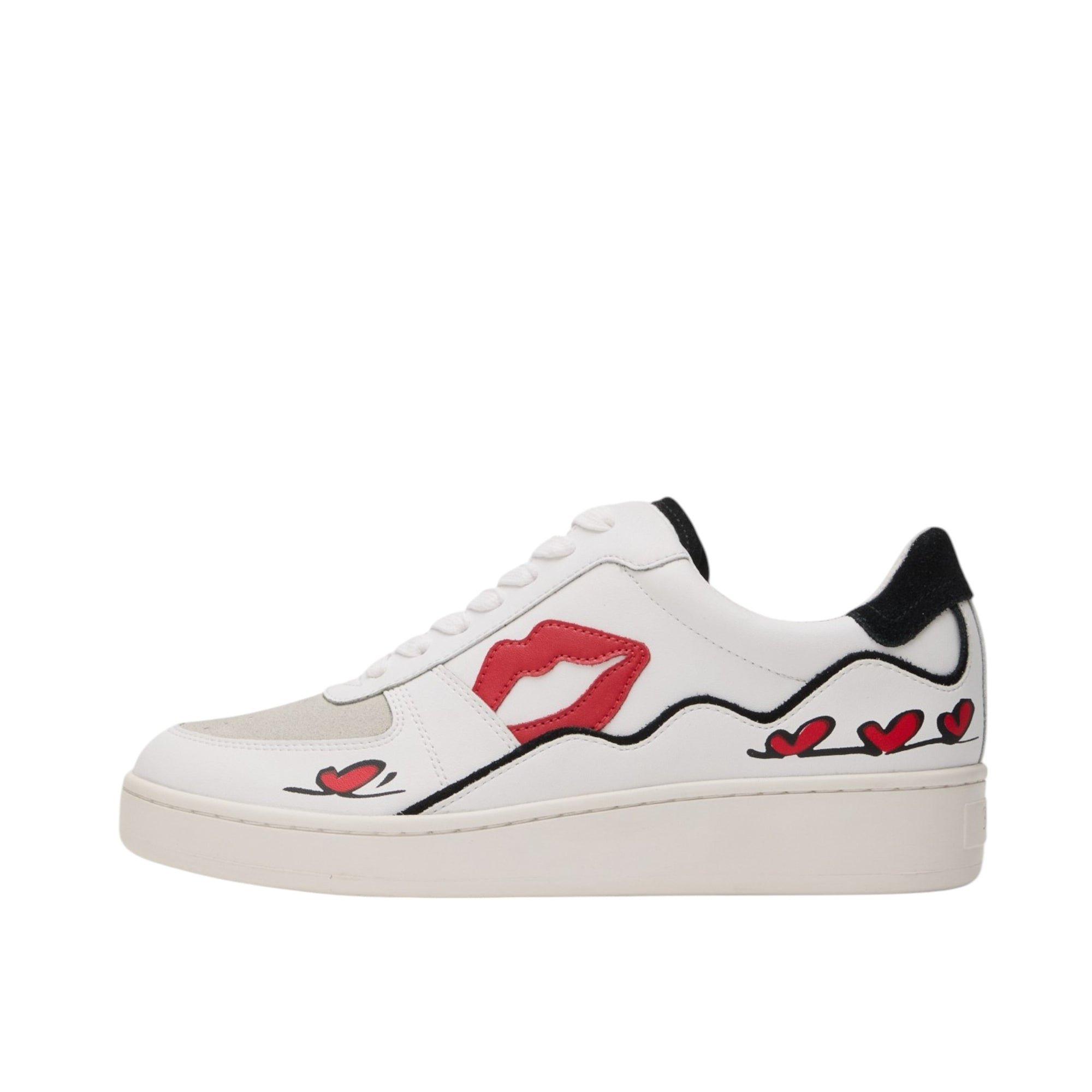 Jimmy leather sneakers BONS BAISERS PARIS White
