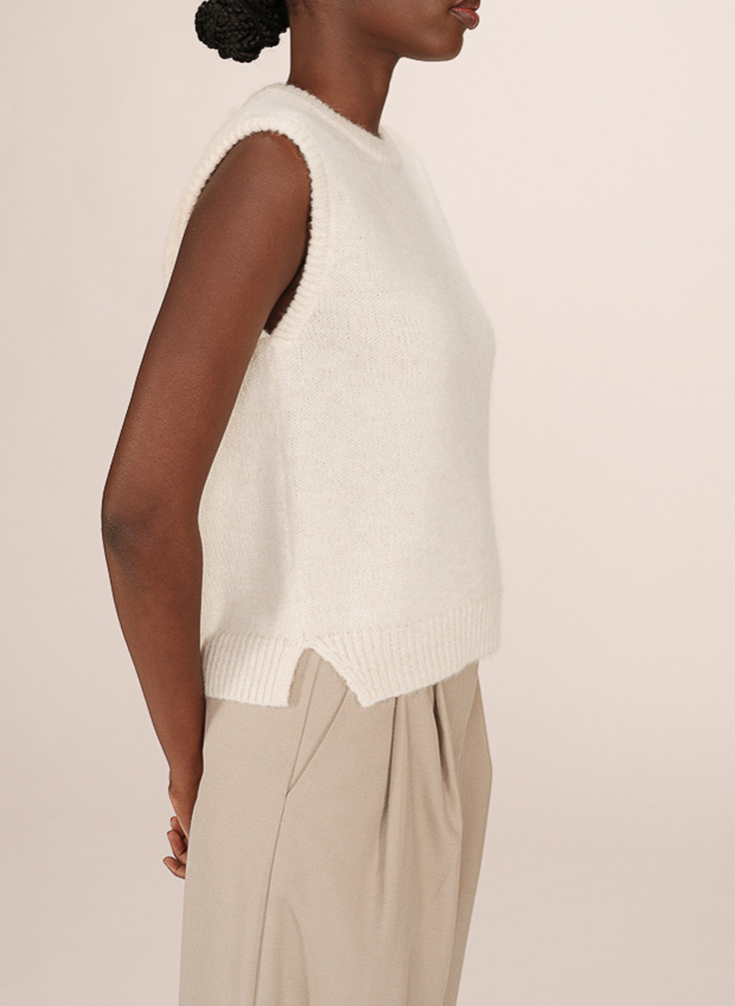 High-neck sweater GRACE ET MILA White