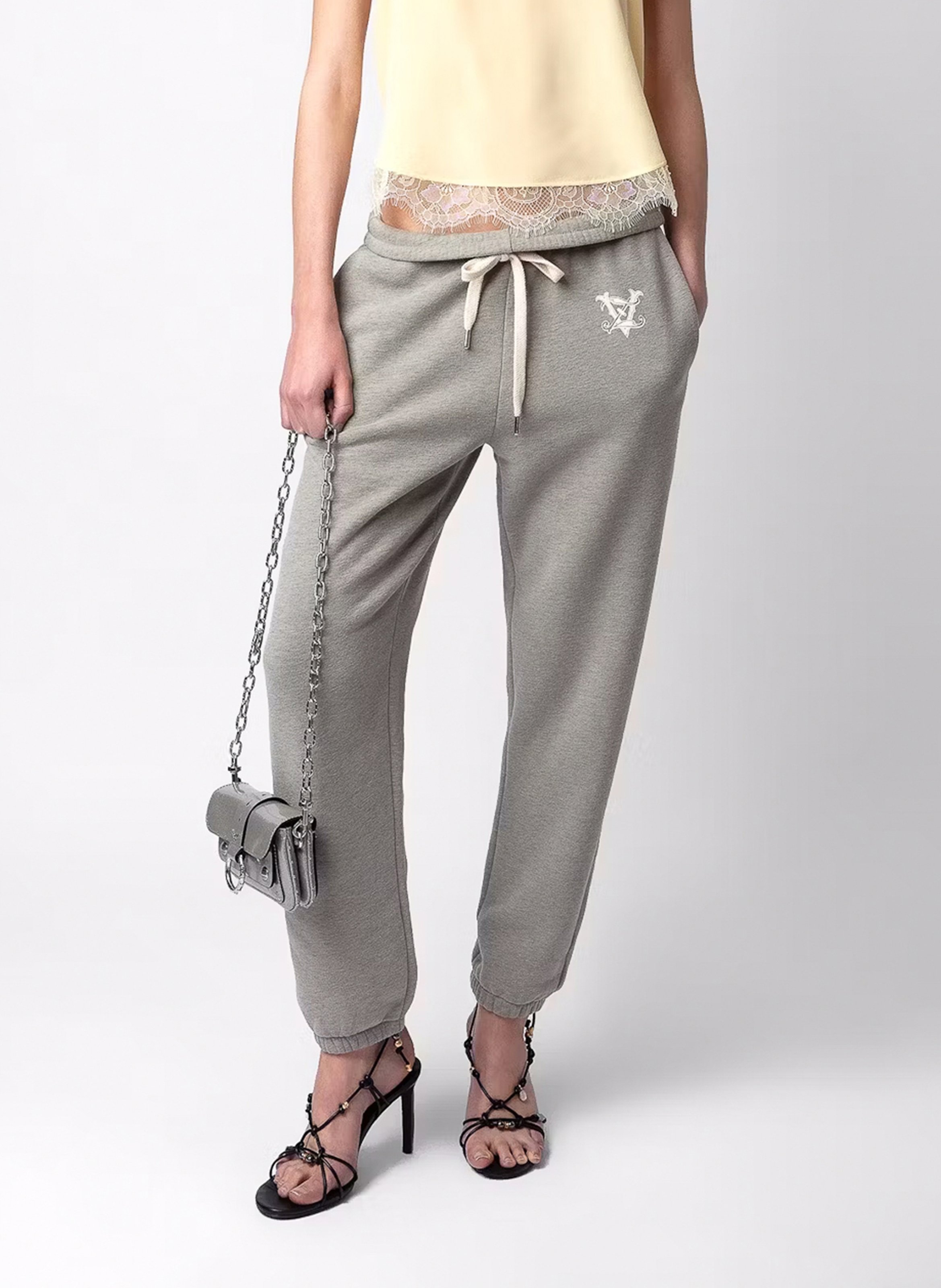 Straight-leg cotton-blend track pants ZADIG&VOLTAIRE Green