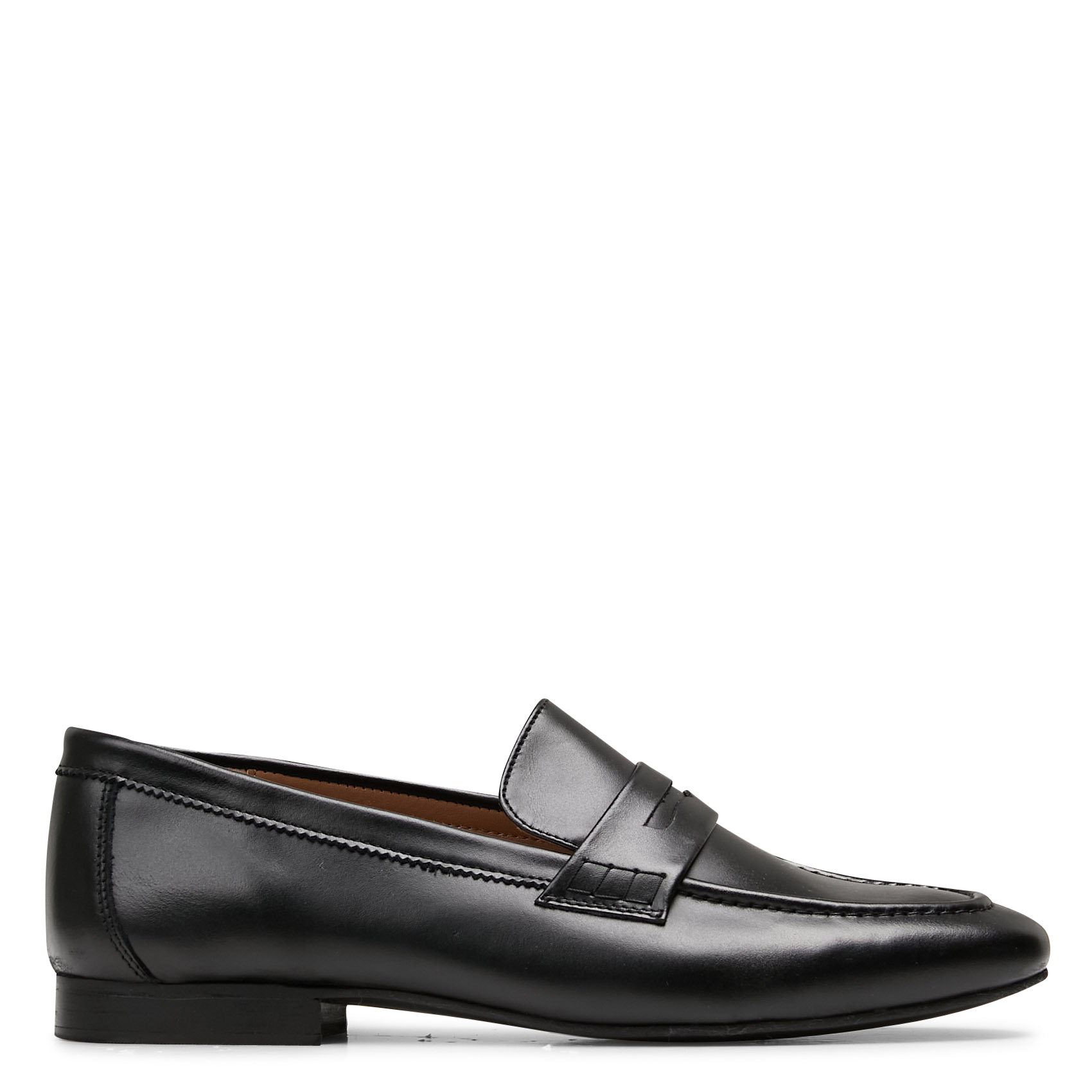 Plain leather moccasins MELLOW YELLOW Black