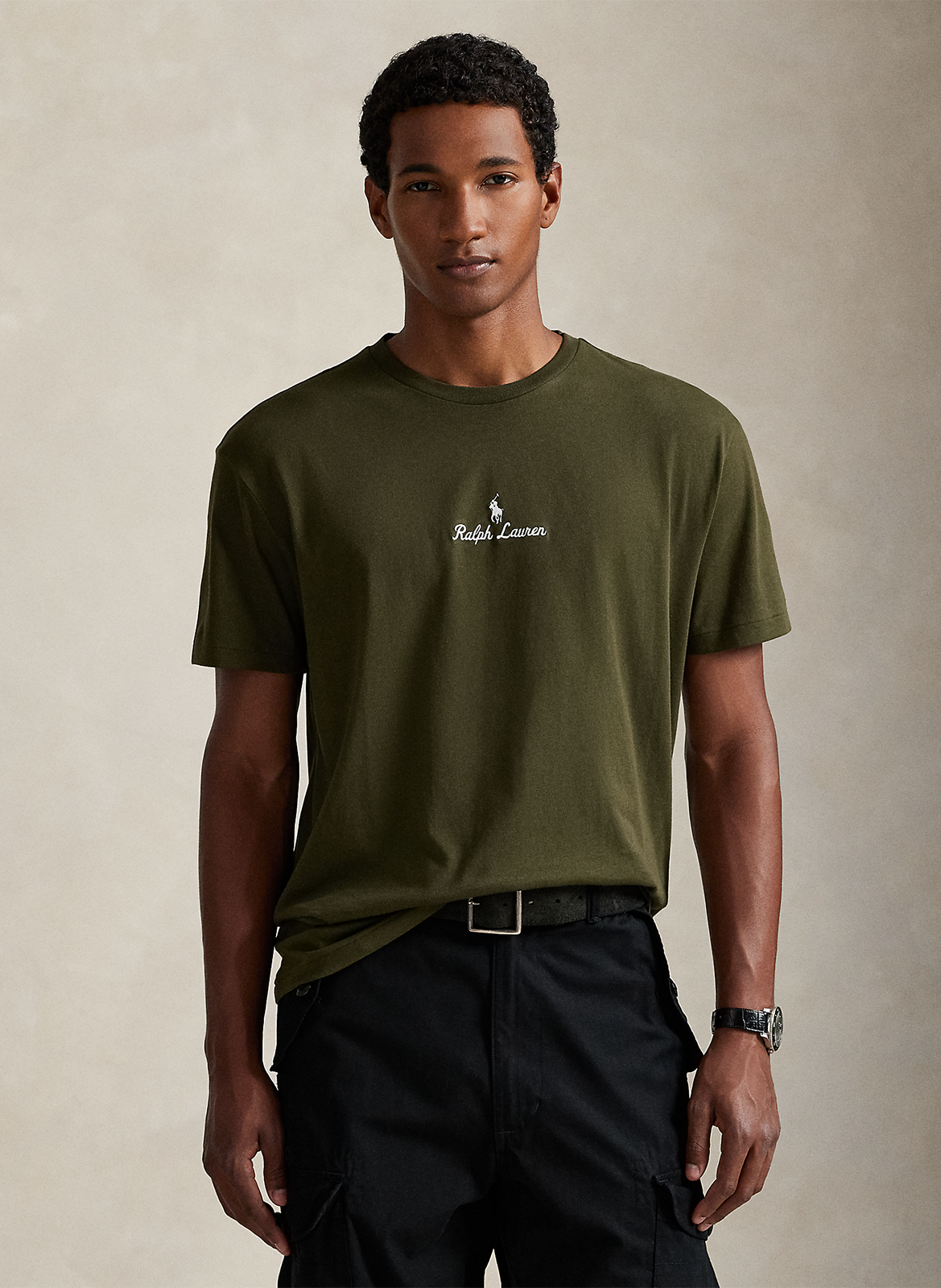 Tee-shirt col rond en coton POLO RALPH LAUREN