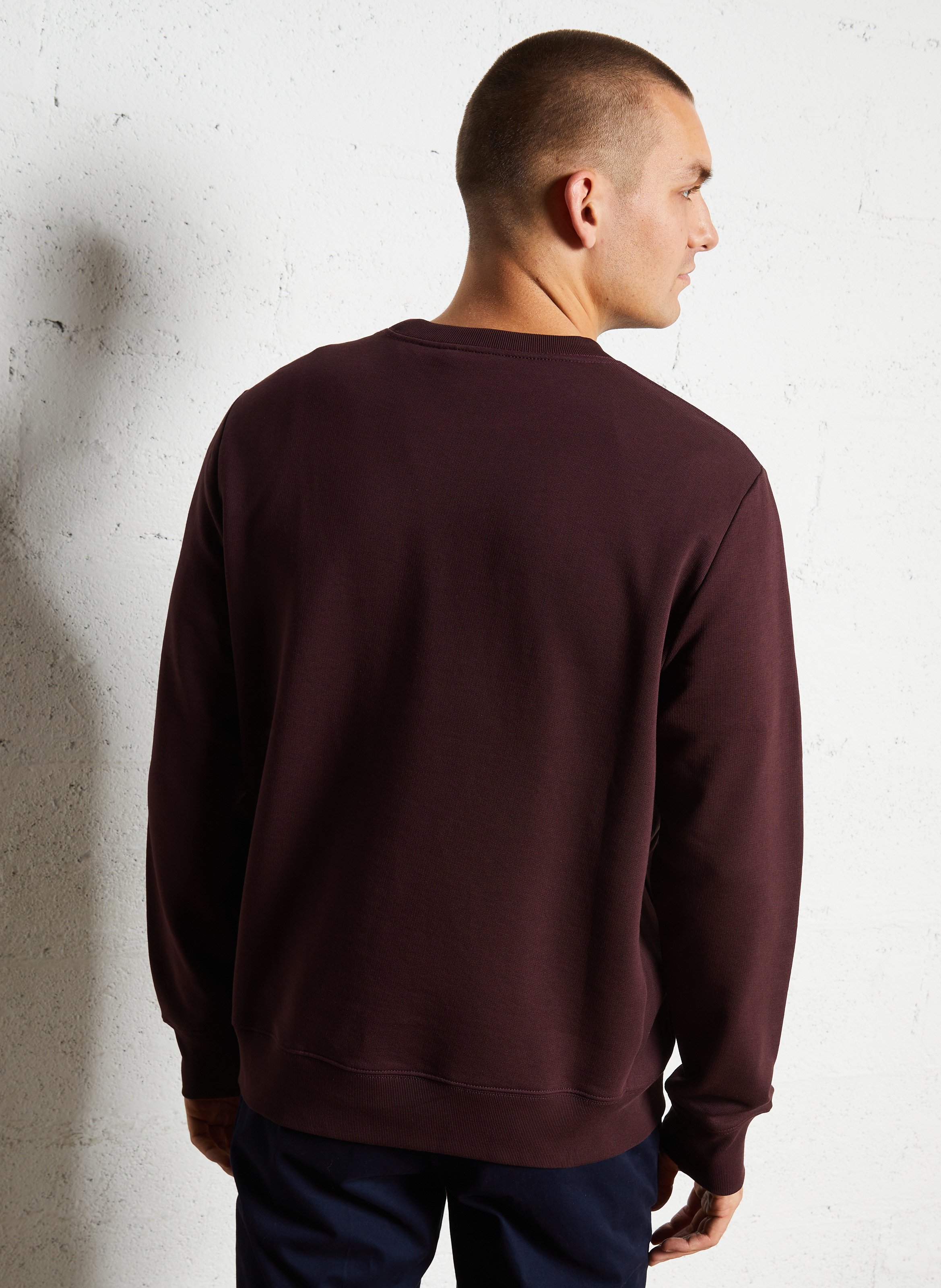 Round-neck organic cotton sweatshirt PAUL SMITH Red
