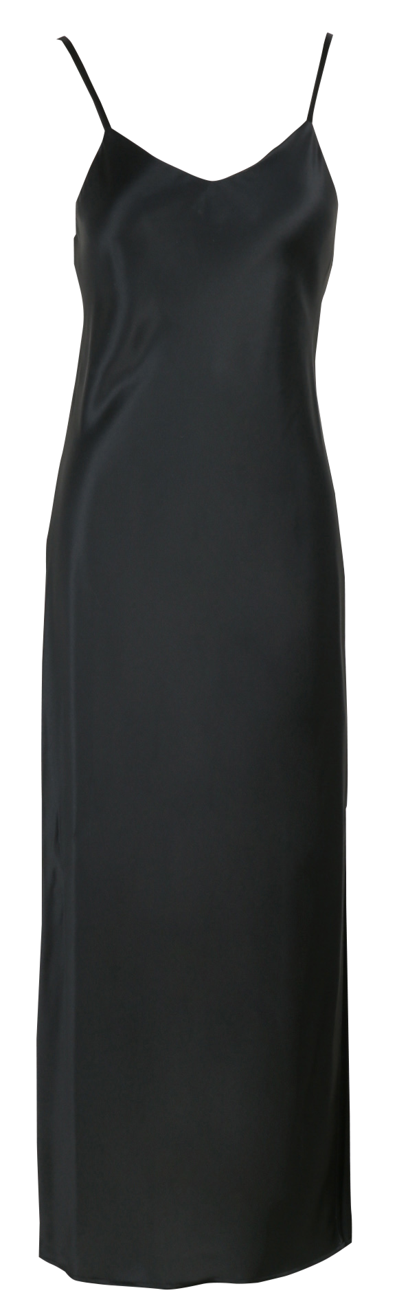 Long satin dress MAISON 123 Black