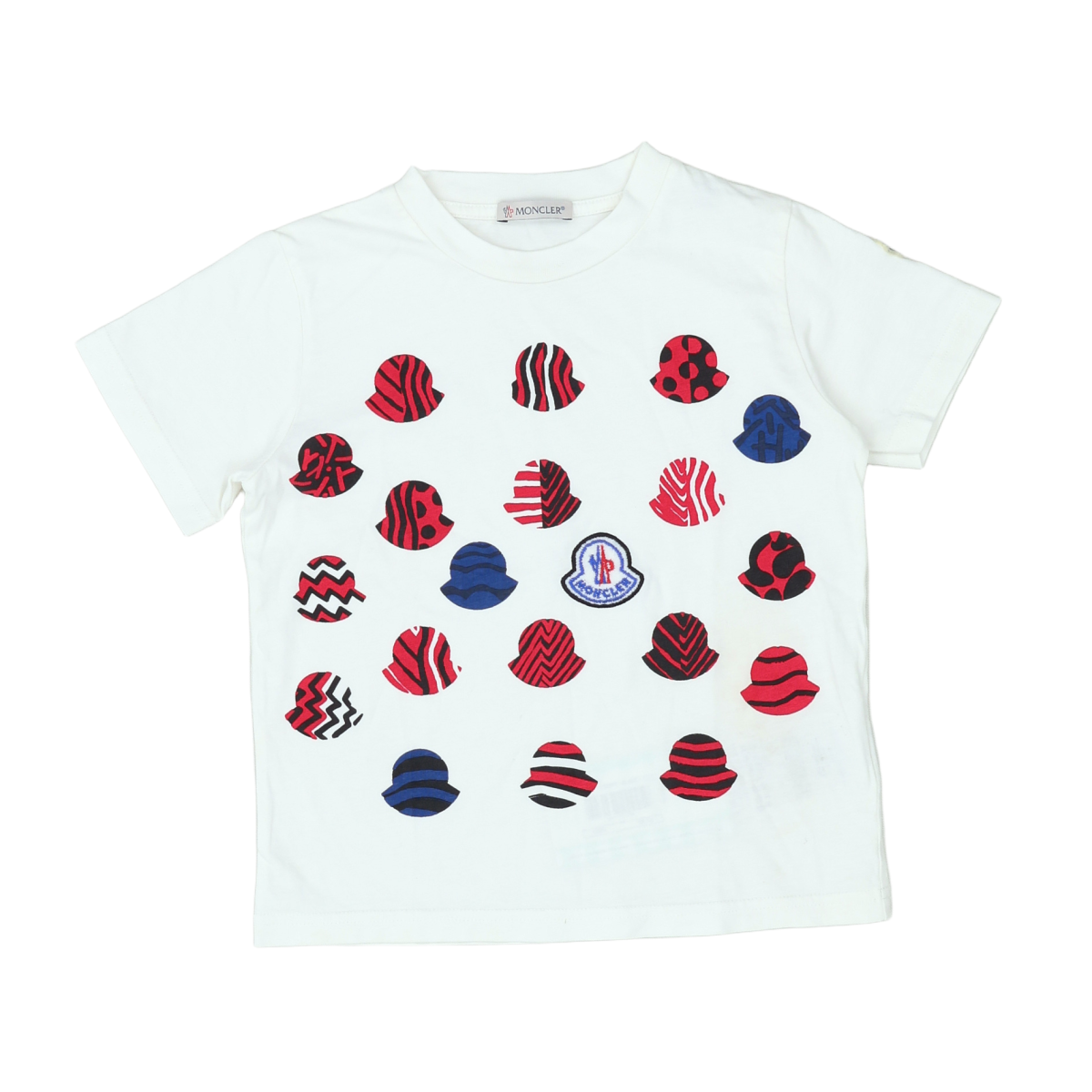 White Kids T-shirt - 4 years MONCLER - Seconde Main White