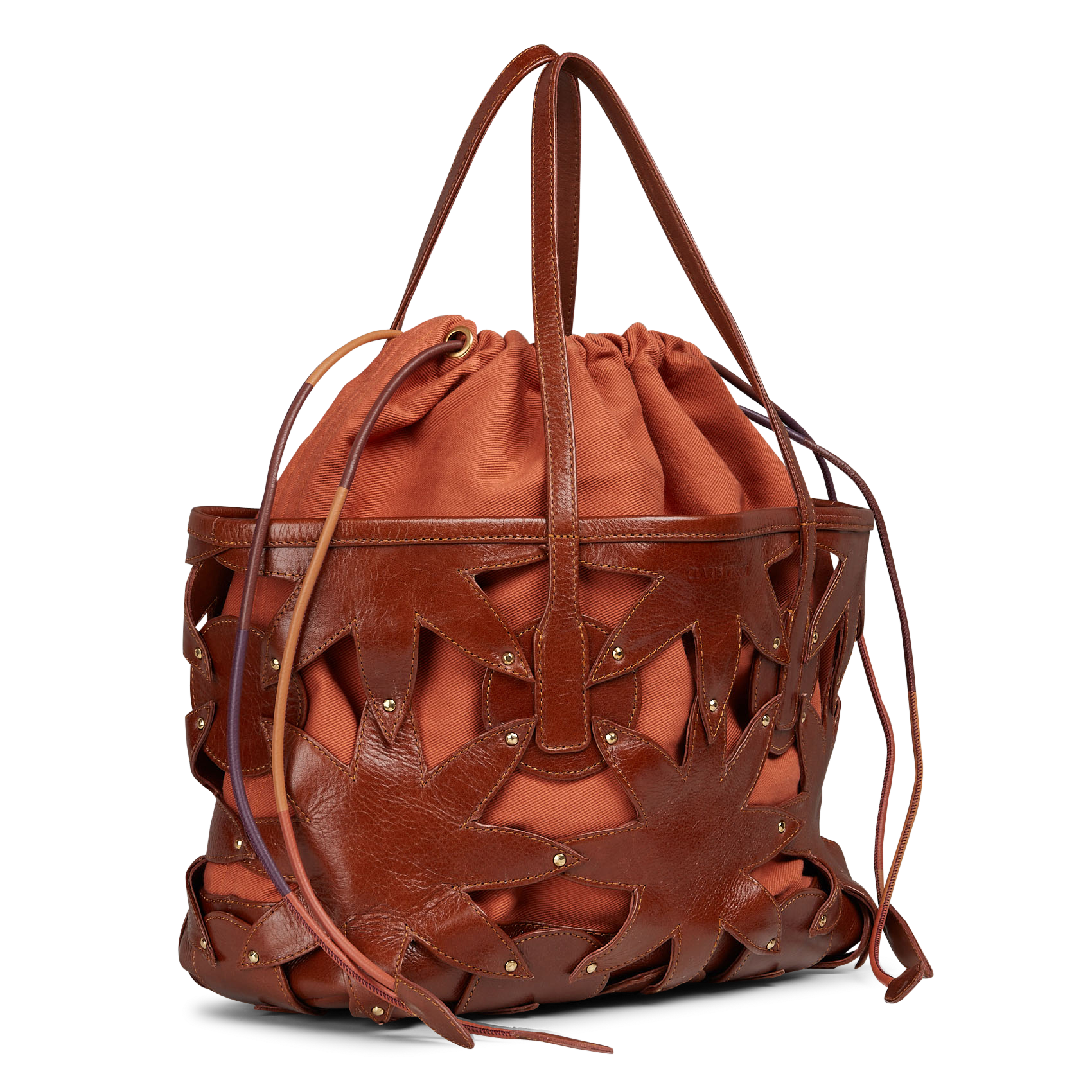 Geschmeidige Tragetasche aus Leder  CLARIS VIROT Braun