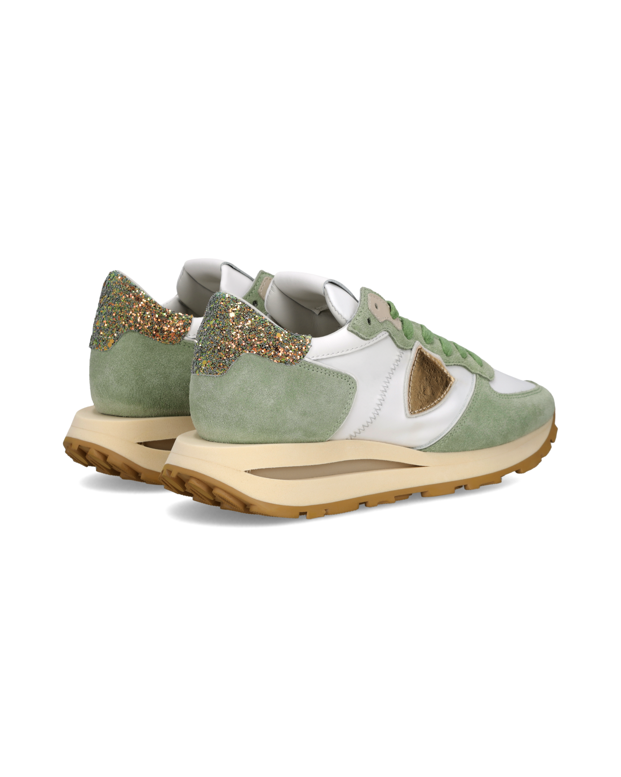 High-top running sneakers PHILIPPE MODEL Green