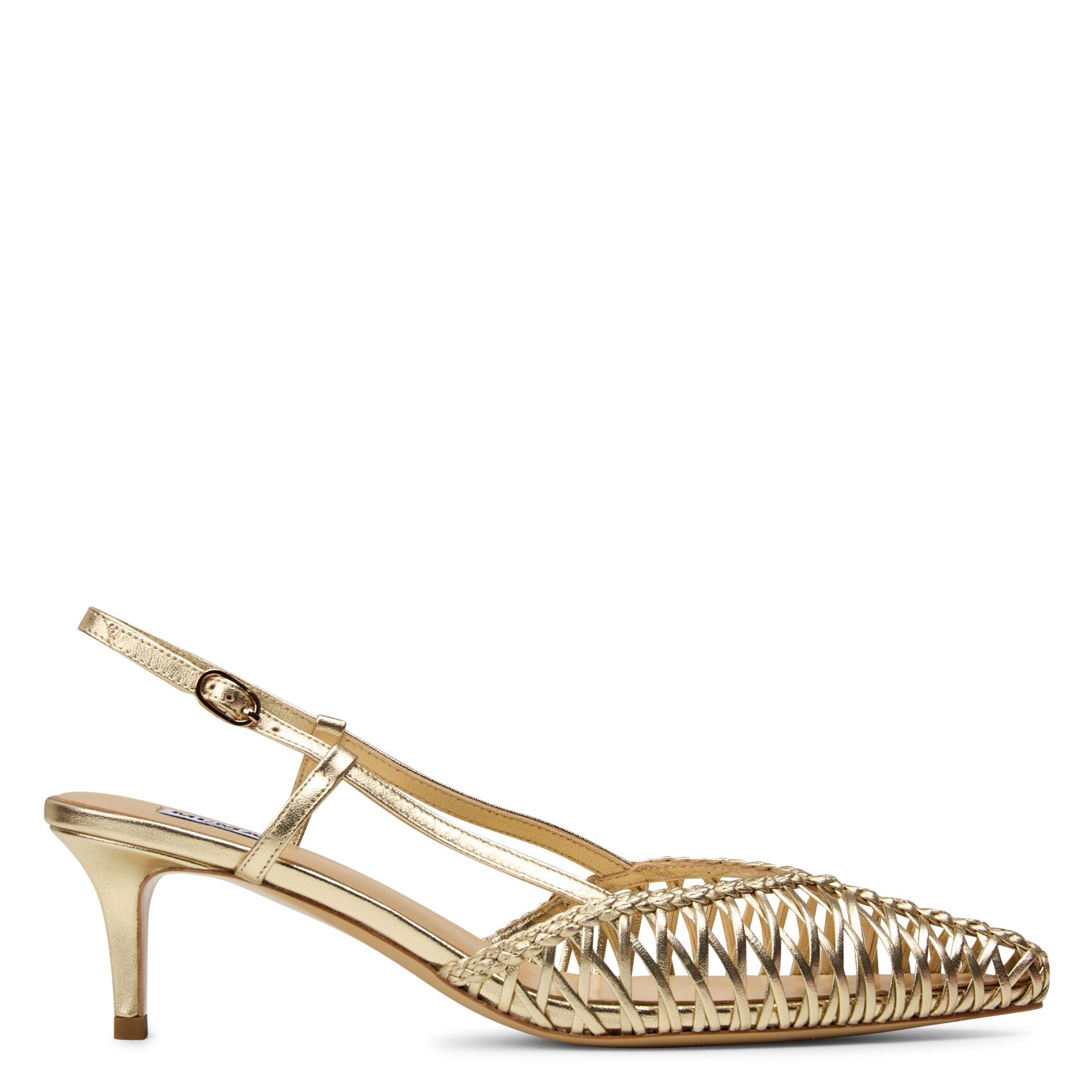 Hoge sandalen van leer MI/MAI Goudkleurig