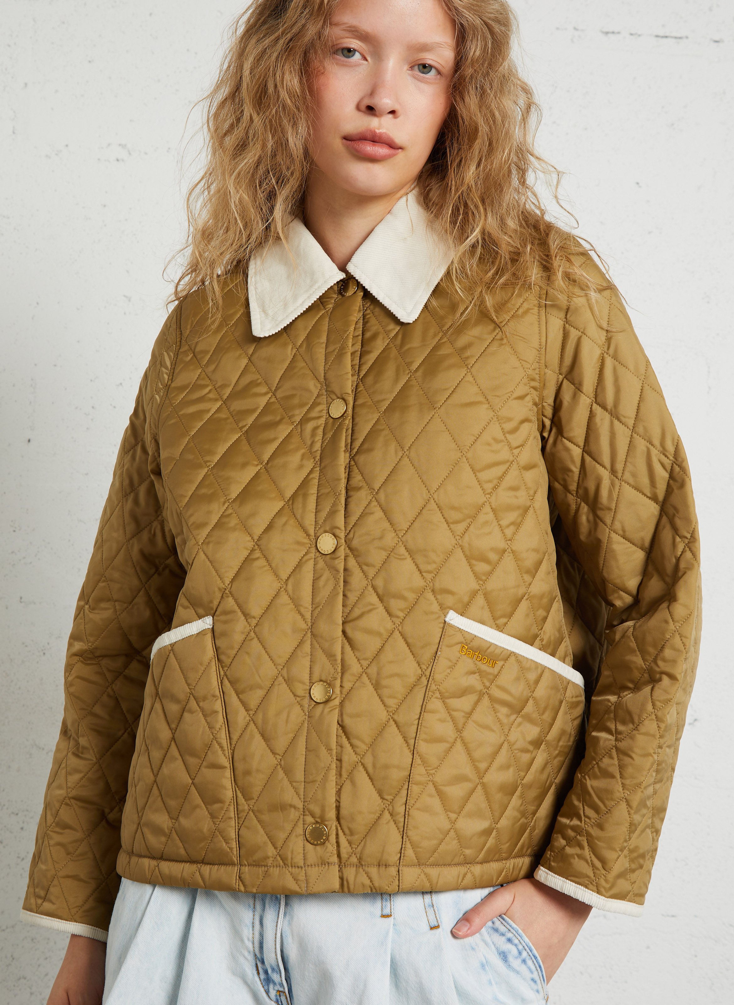 Veste oversize matelassée BARBOUR Beige