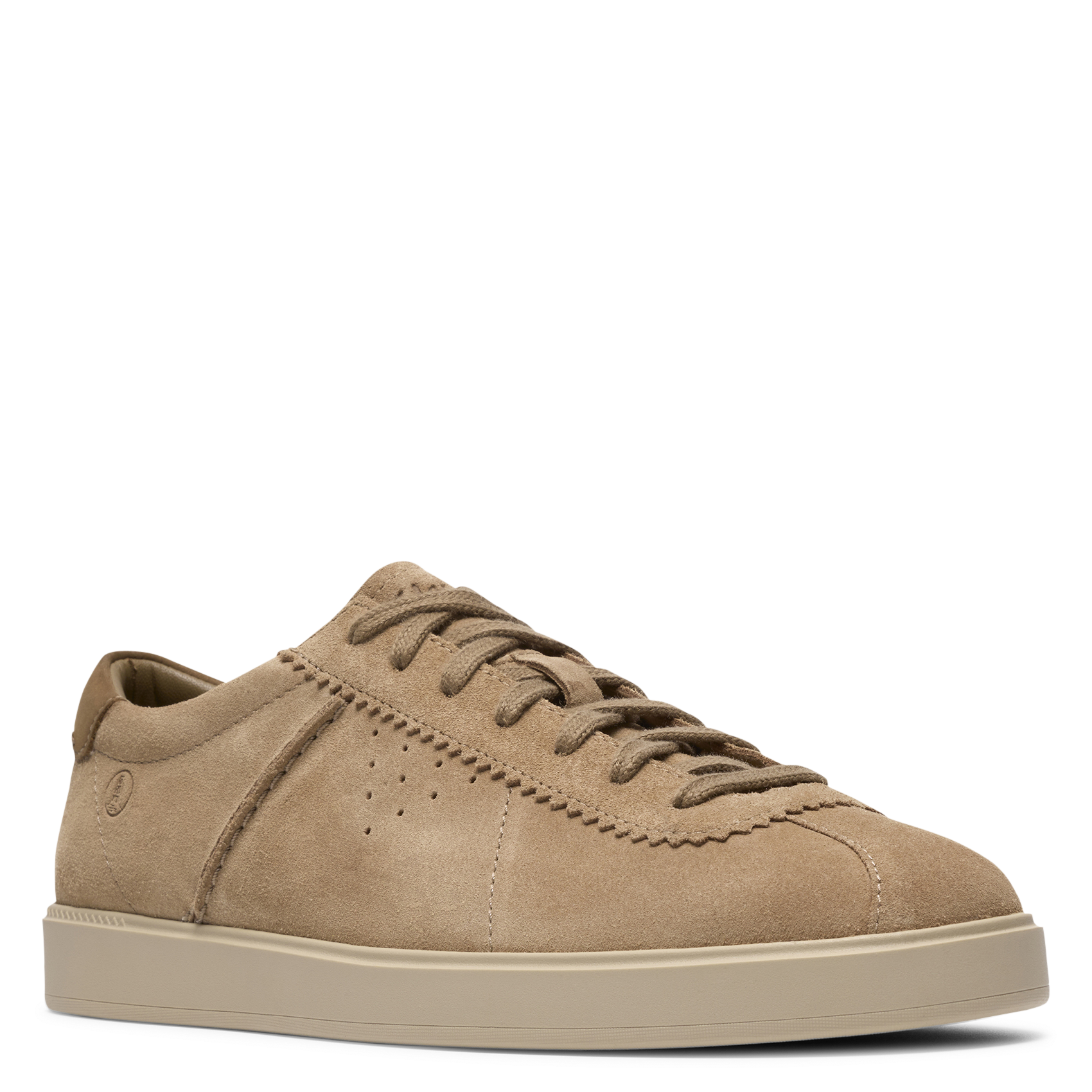 Lage sneakers van veloursleer CLARKS Bruin