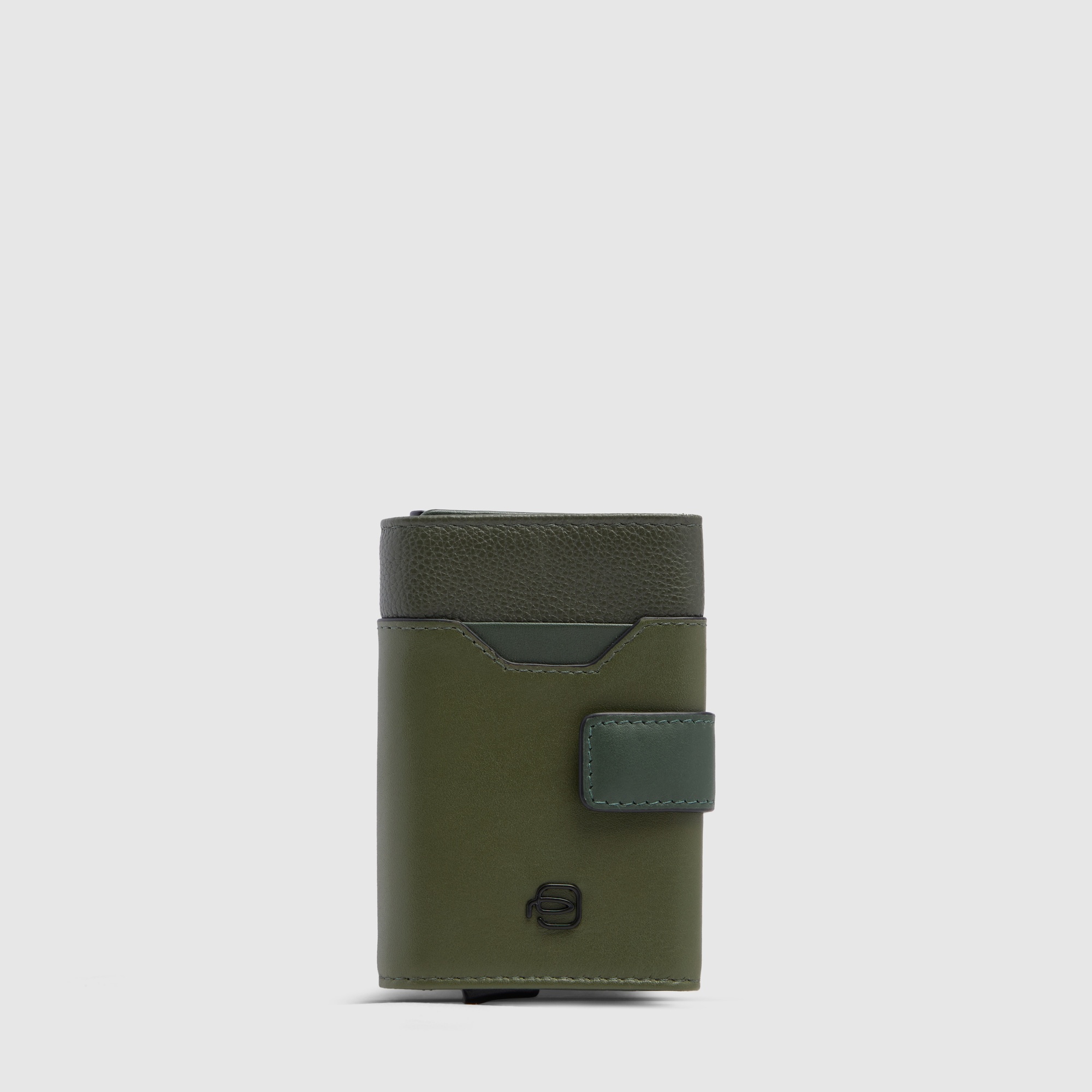 Automatic pop-up cardholder PIQUADRO Green