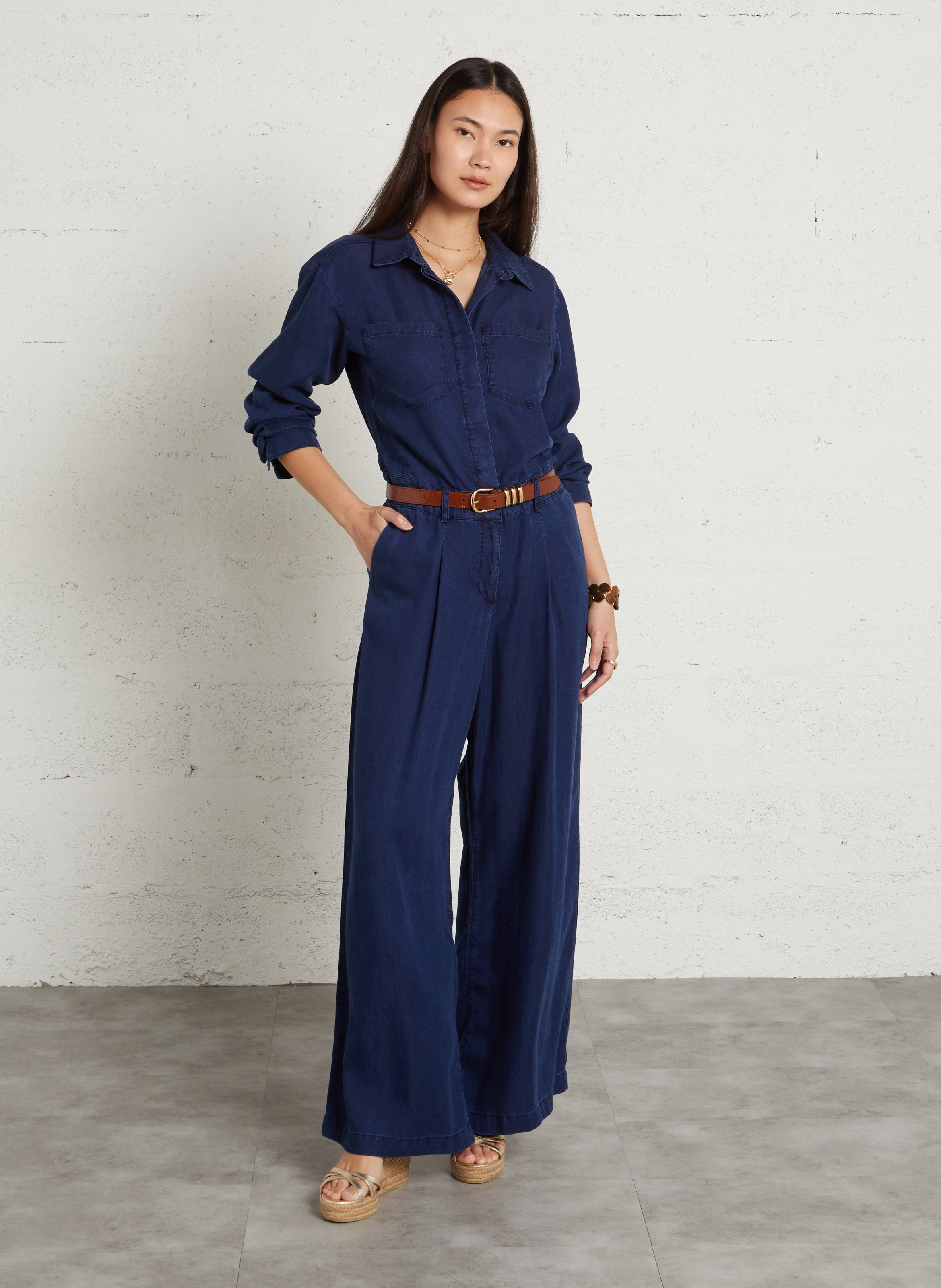 Combinaison col classique  MAISON 123 Bleu