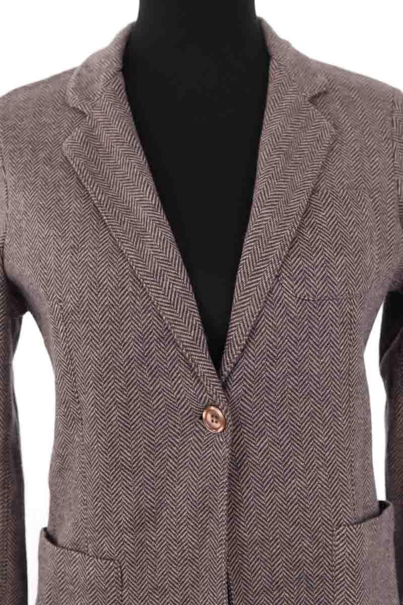 Blazer MAJESTIC FILATURES - SECONDE MAIN Brown