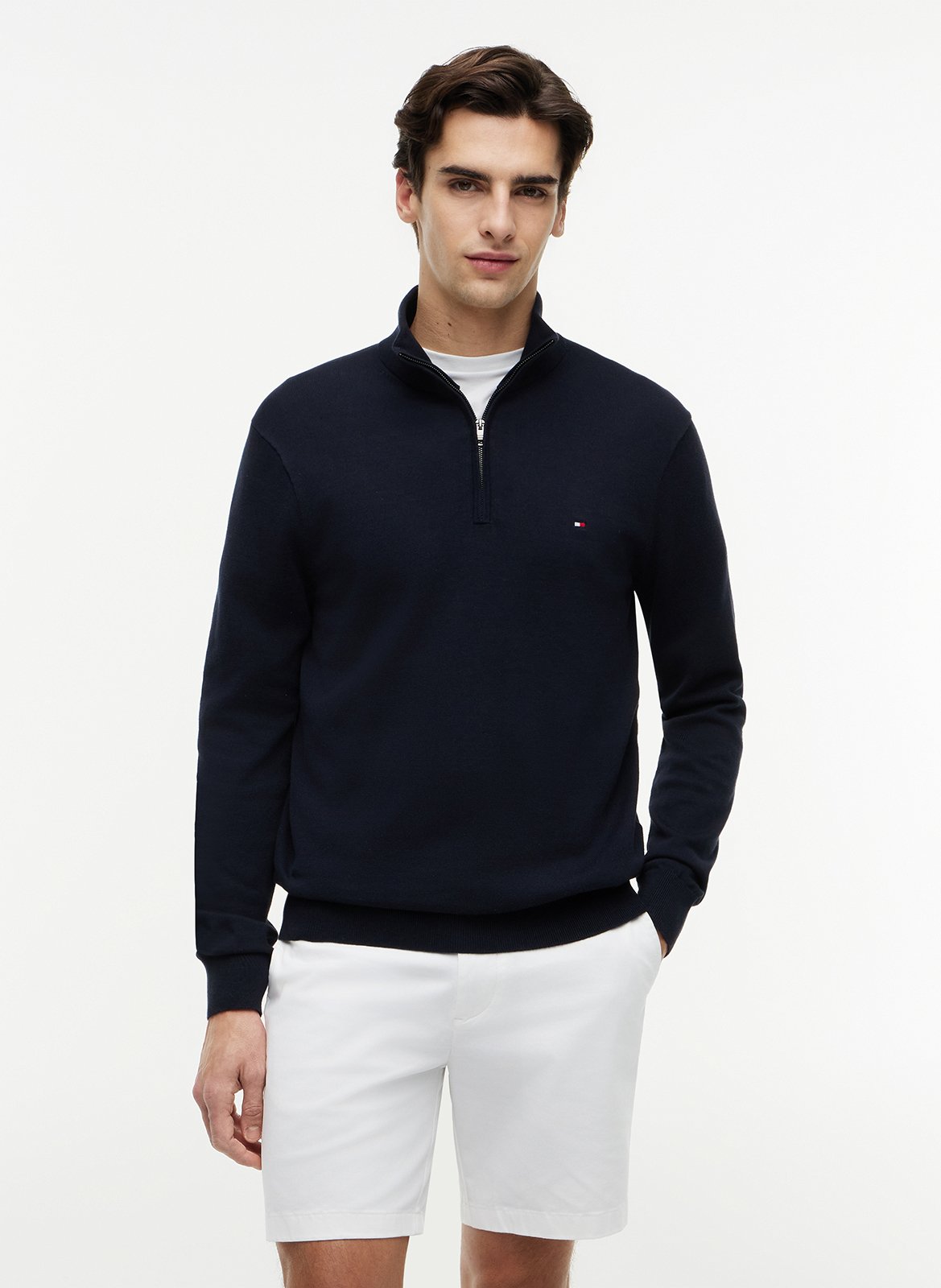 Jersey recto de algodón TOMMY HILFIGER