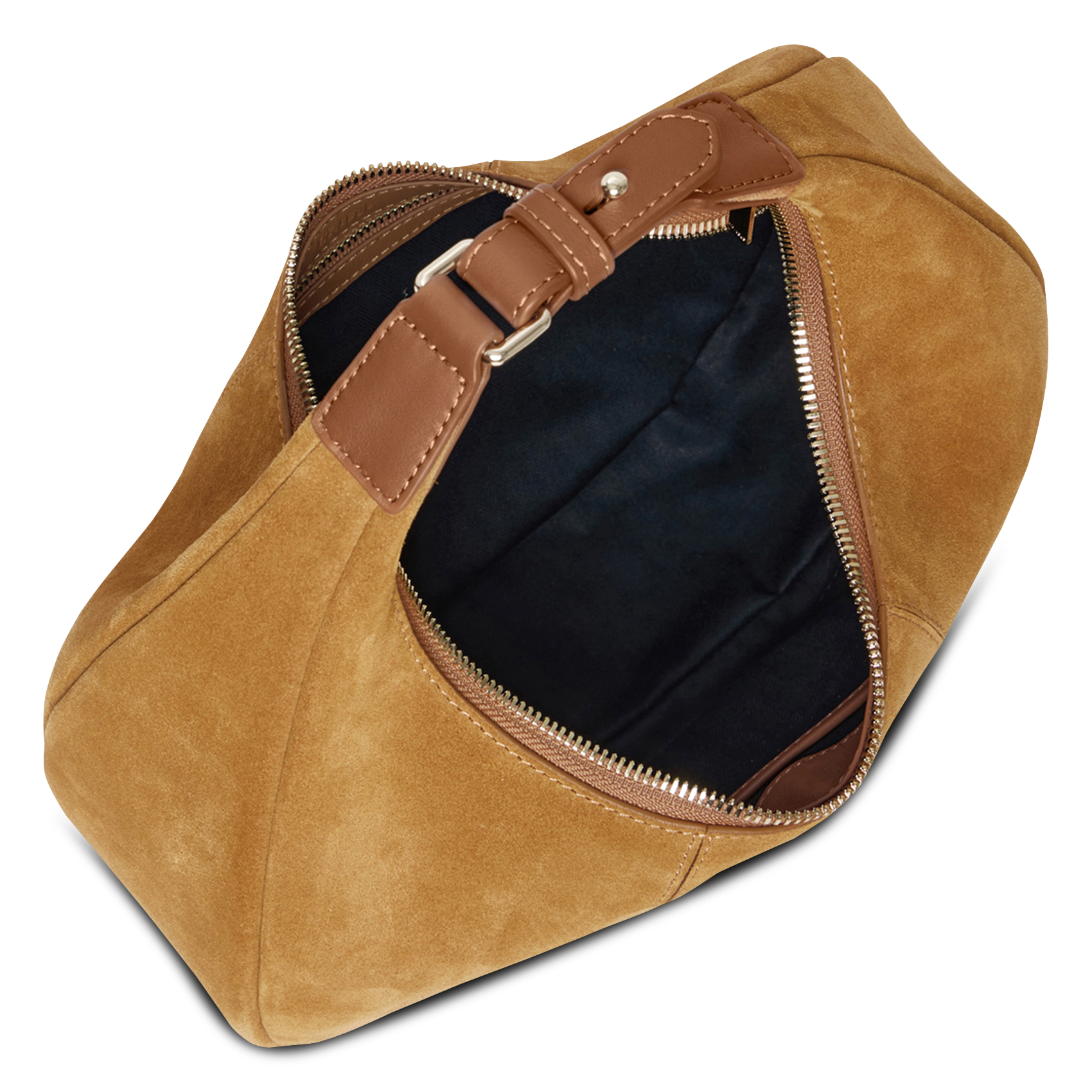 Hobo-Bag aus Leder LE TANNEUR Braun