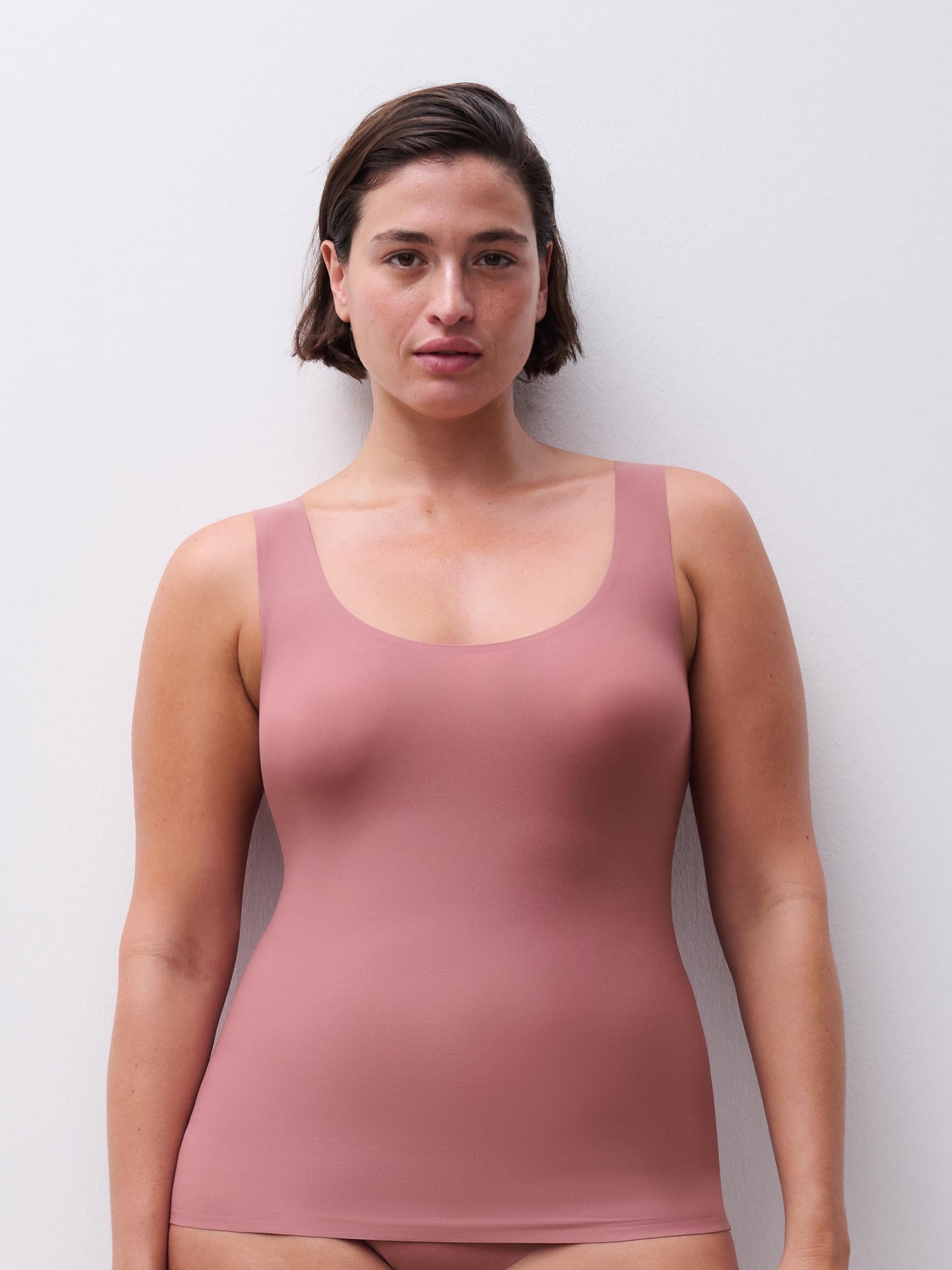 Sleeveless top CHANTELLE Brown