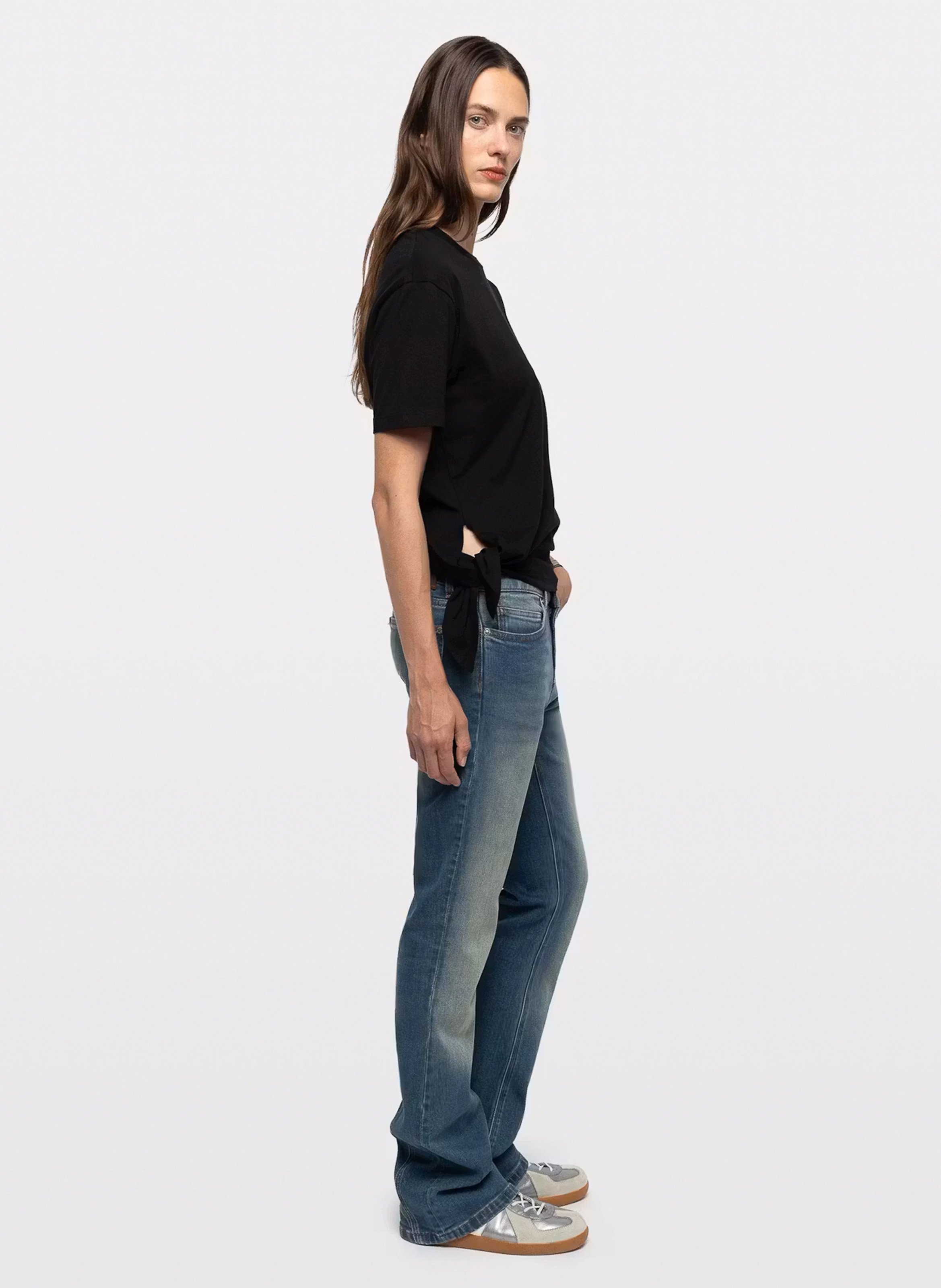 Rundhals-T-Shirt aus Baumwolle ZADIG&VOLTAIRE Schwarz