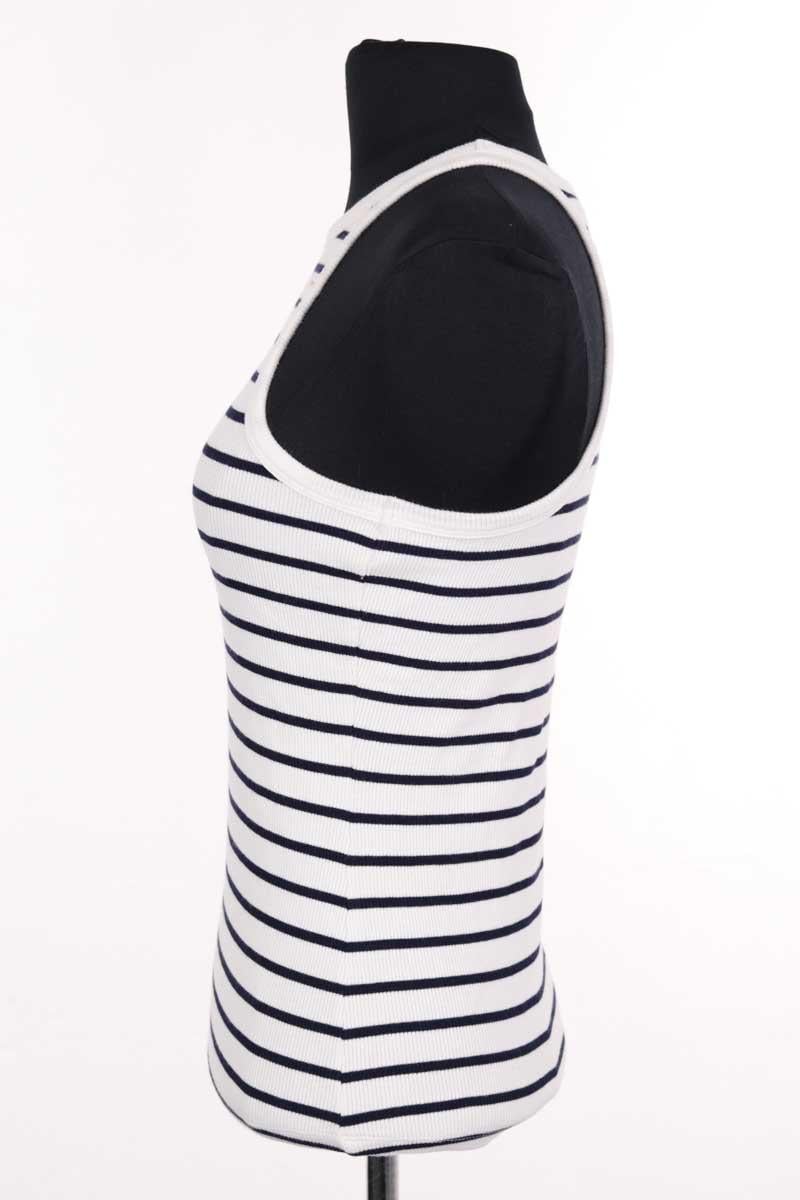 Top sans manche SEZANE - Seconde main Blanc