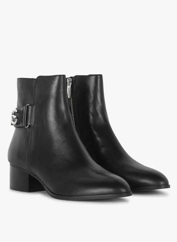 Heeled Leather Mid calf Boots Black Michael Kors Women 40R3MDME1L 001 BLACK Place des Tendances United Kingdom