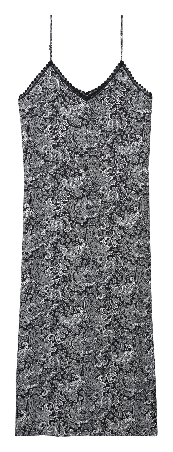 Long printed strappy dress THE KOOPLES Black