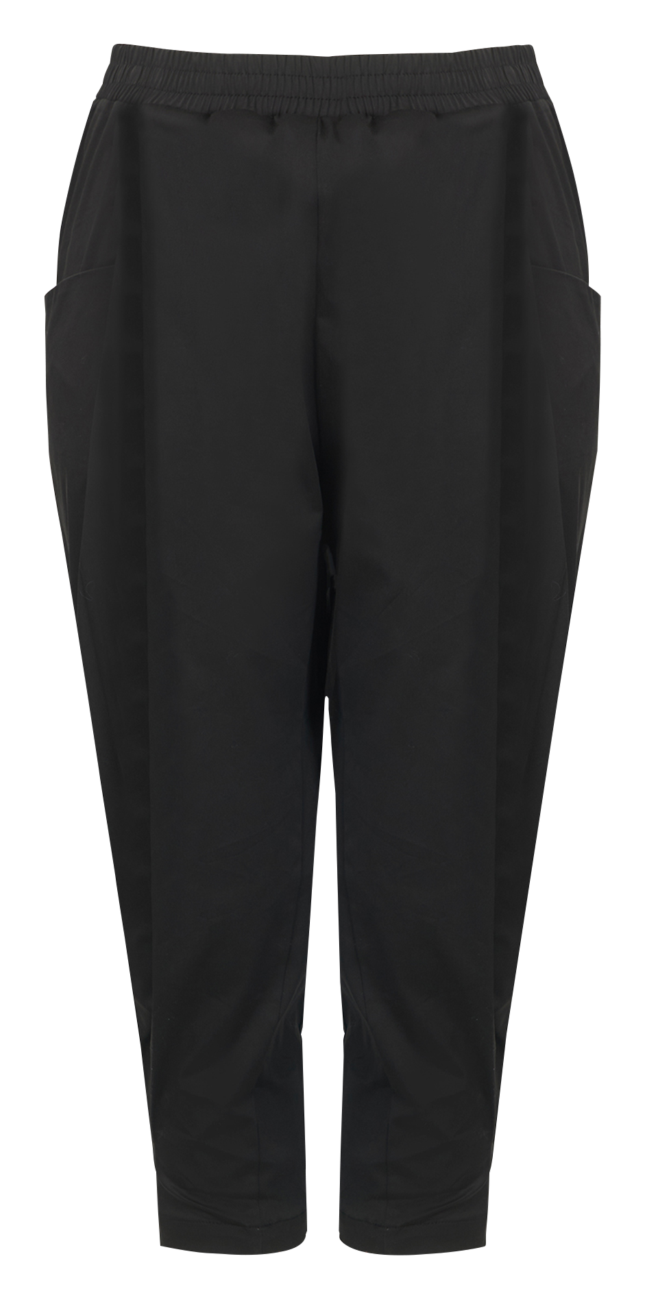 Cotton-blend 7/8 cigarette pants MAT FASHION Black