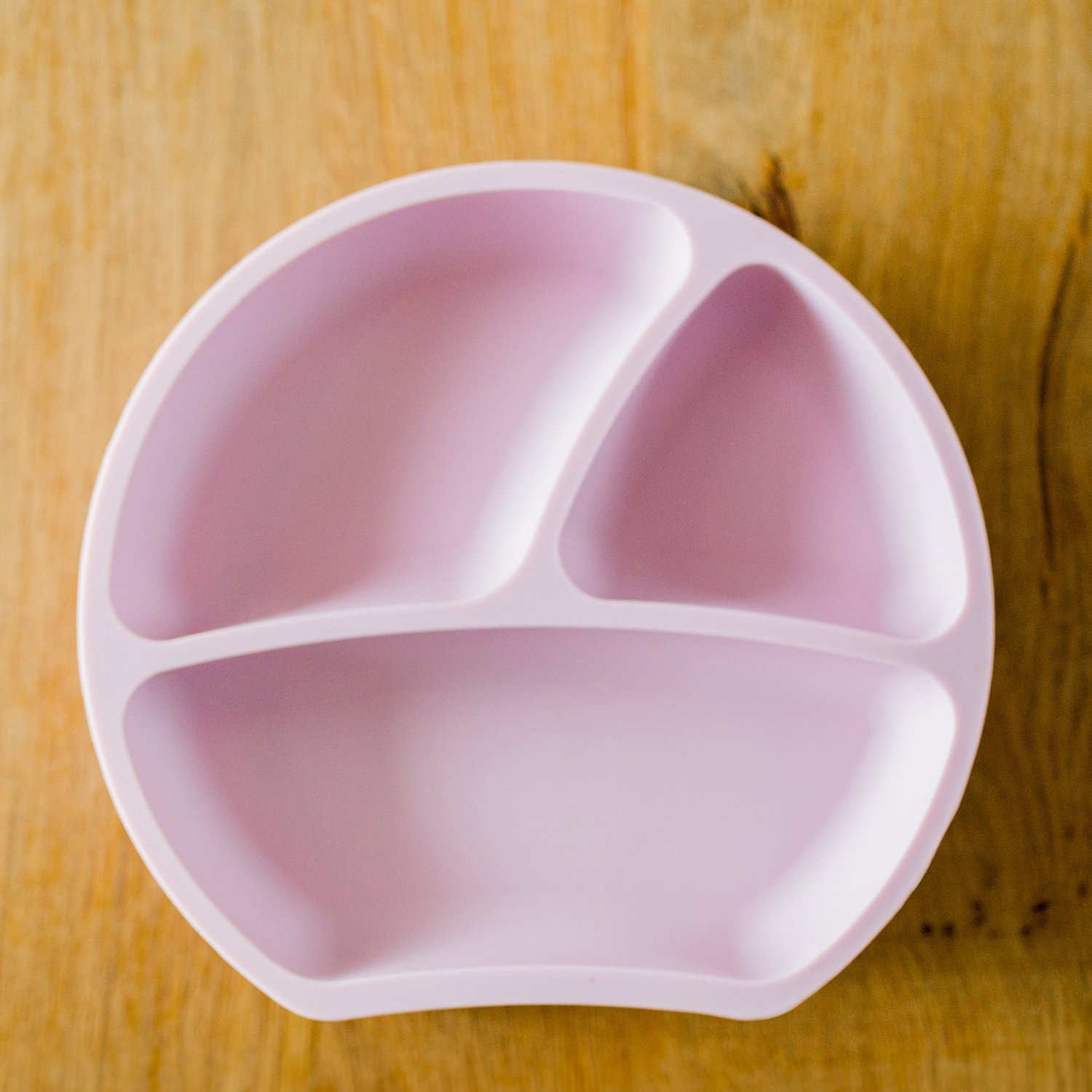 Assiette ventouse en silicone KINDSGUT Rose