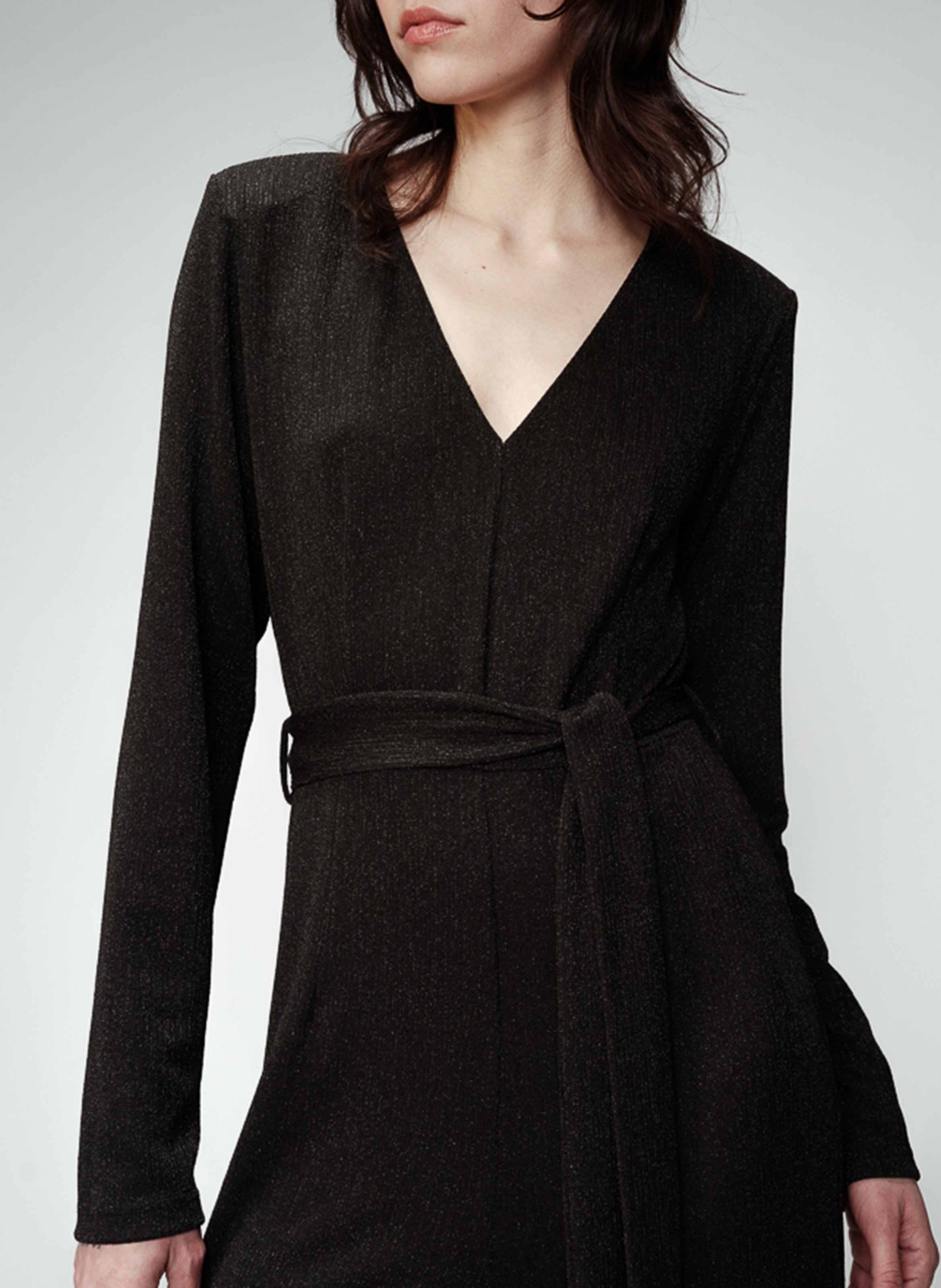 Combinaison longue ceinturée GRACE ET MILA Noir