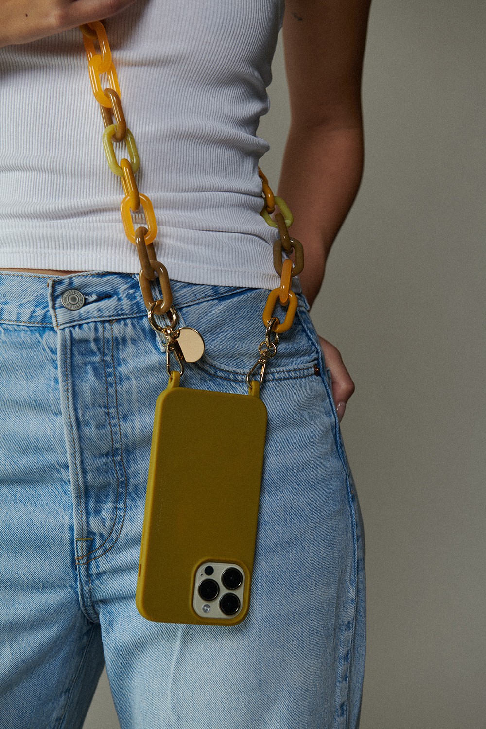 Phone chain LA COQUE FRANCAISE Beige