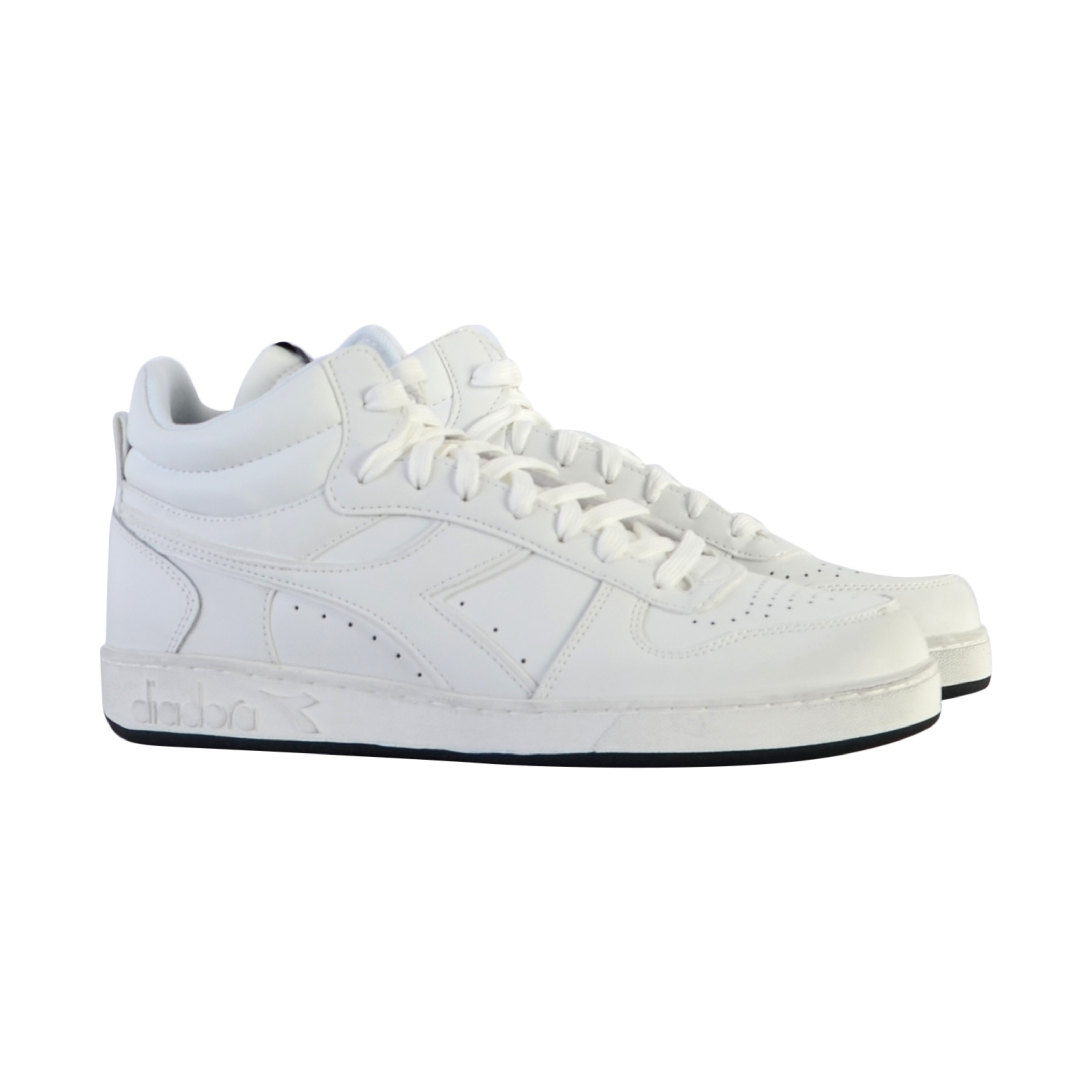 High-top leather sneakers magic demi icona DIADORA White