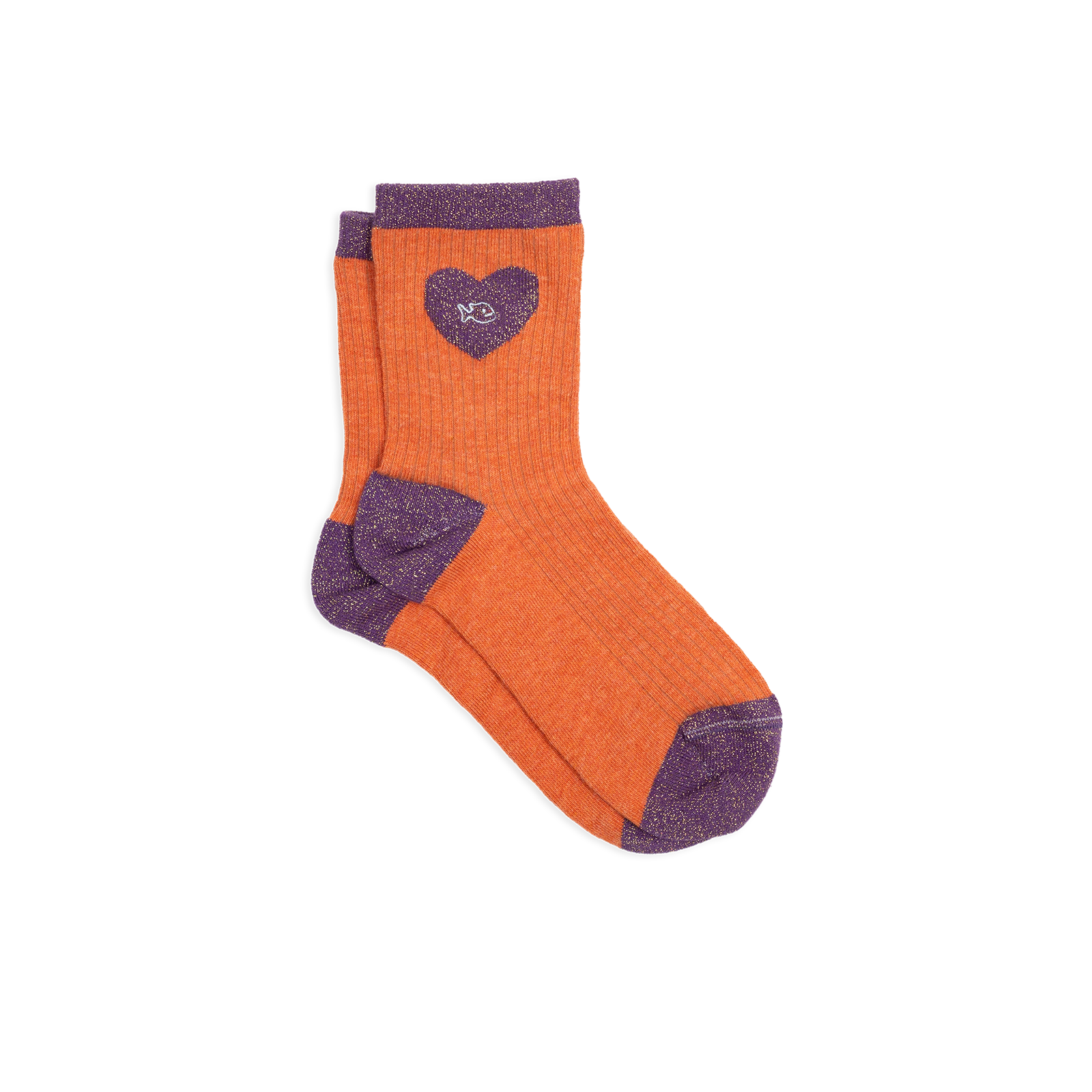 Combed cotton heart socks BILLYBELT