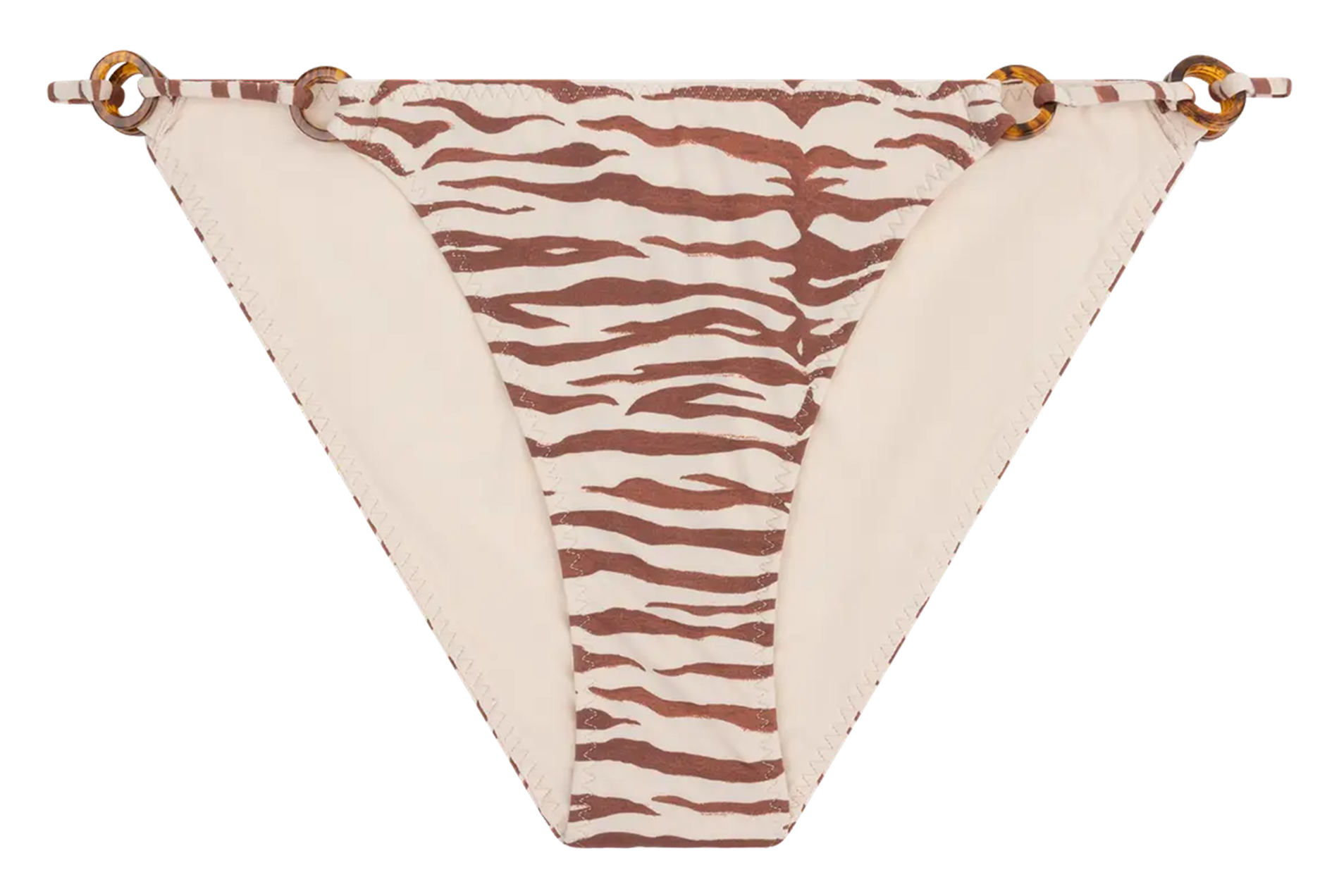 Culotte de bain zébrée  LOVE STORIES Blanc