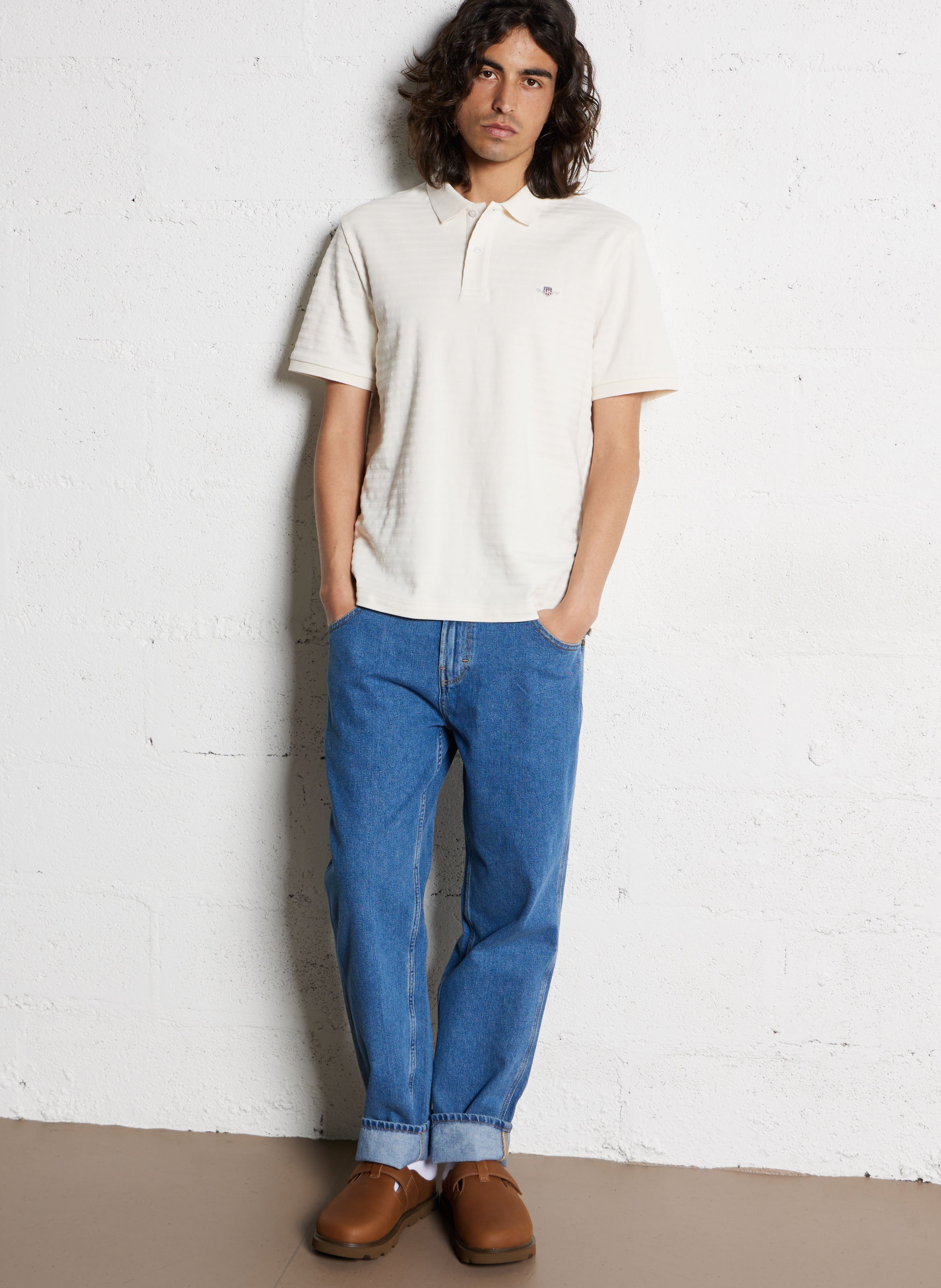 Cotton straight jeans DICKIES Blue